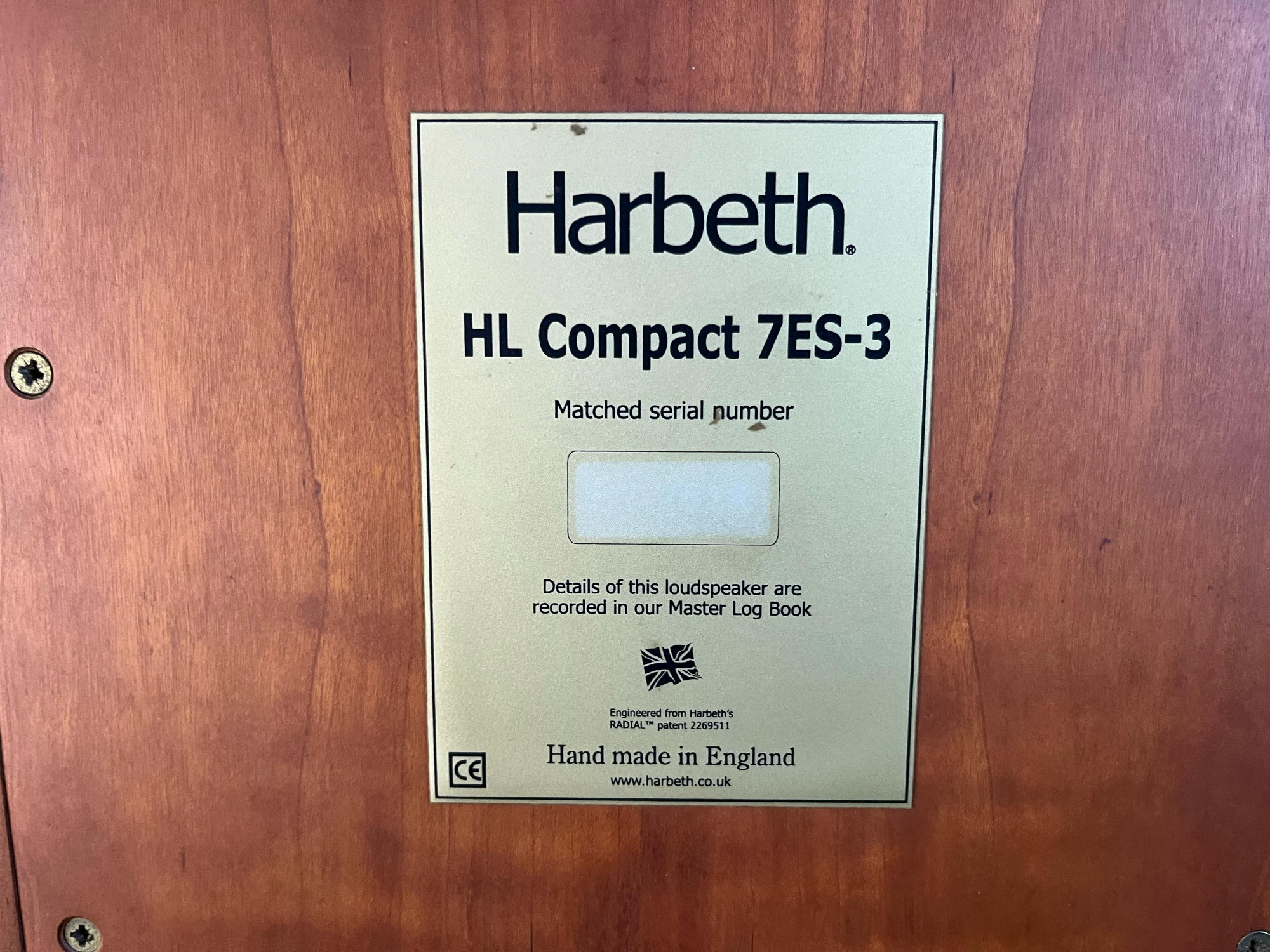 Harbeth HL Compact 7ES-3