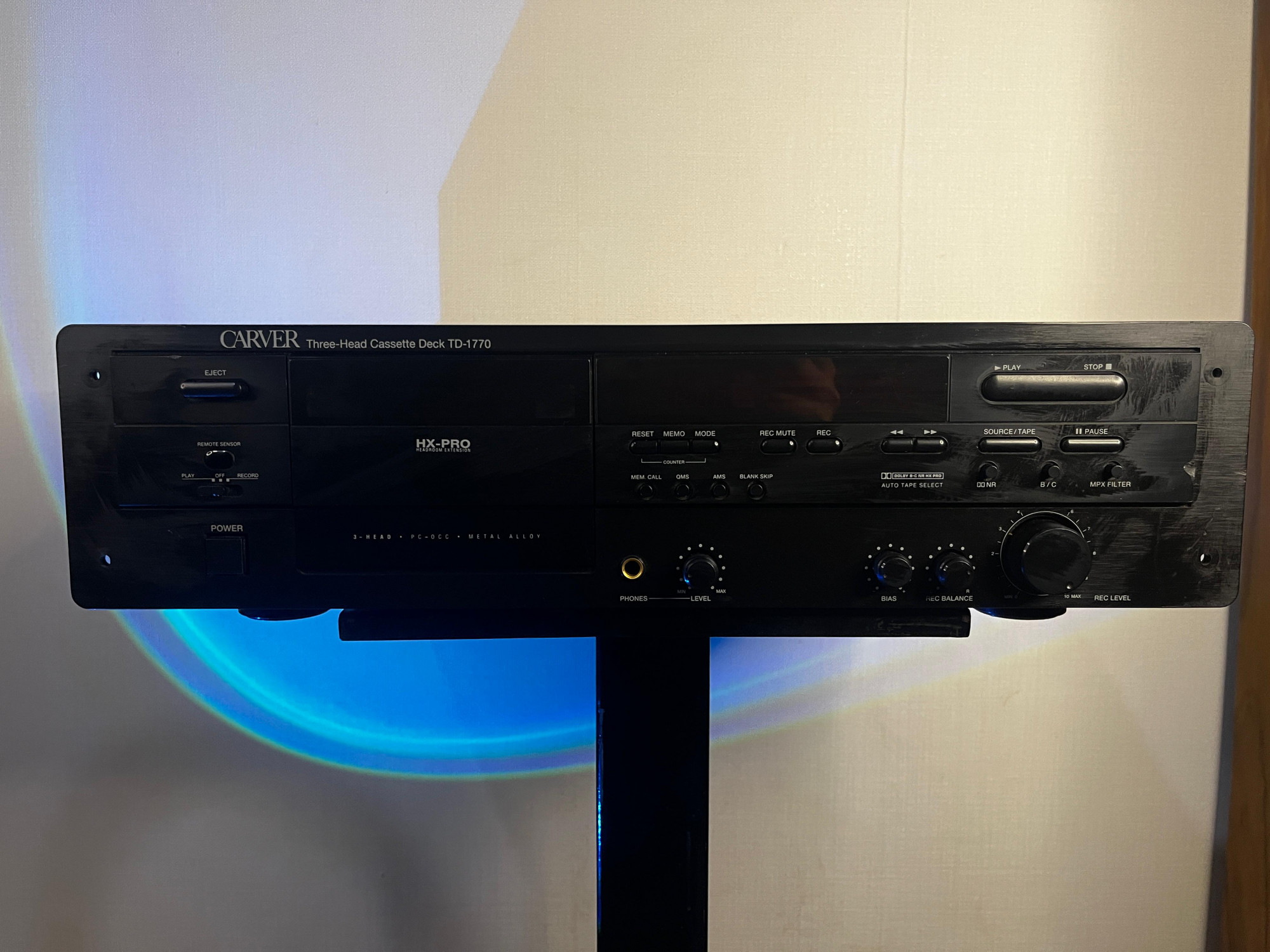 Carver TD 1770 three head cassette deck