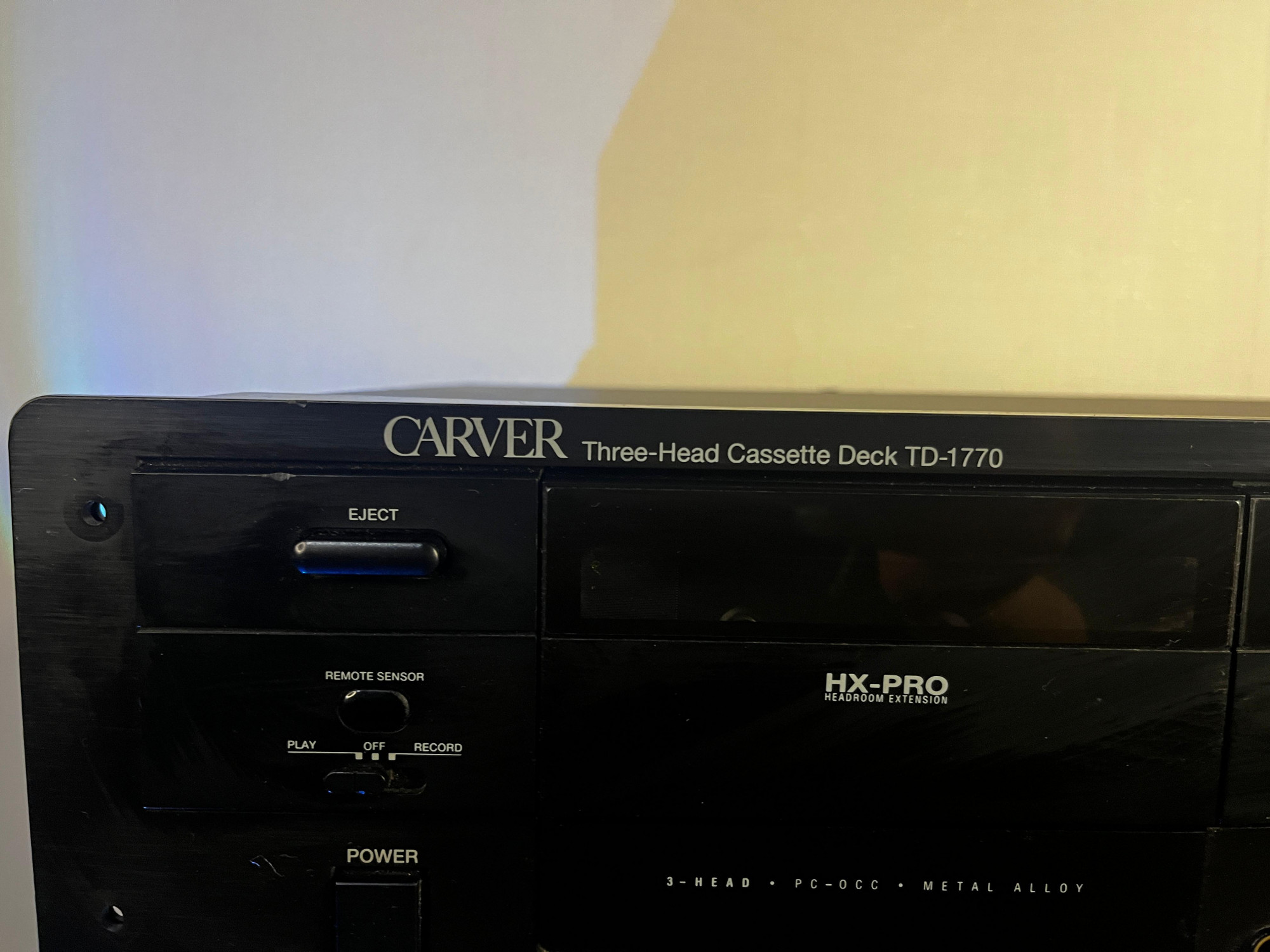 Carver TD 1770 three head cassette deck