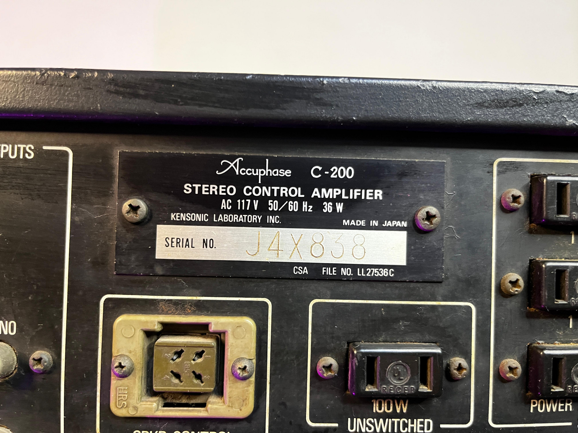 Accuphase C-200 and Accuphase P-250