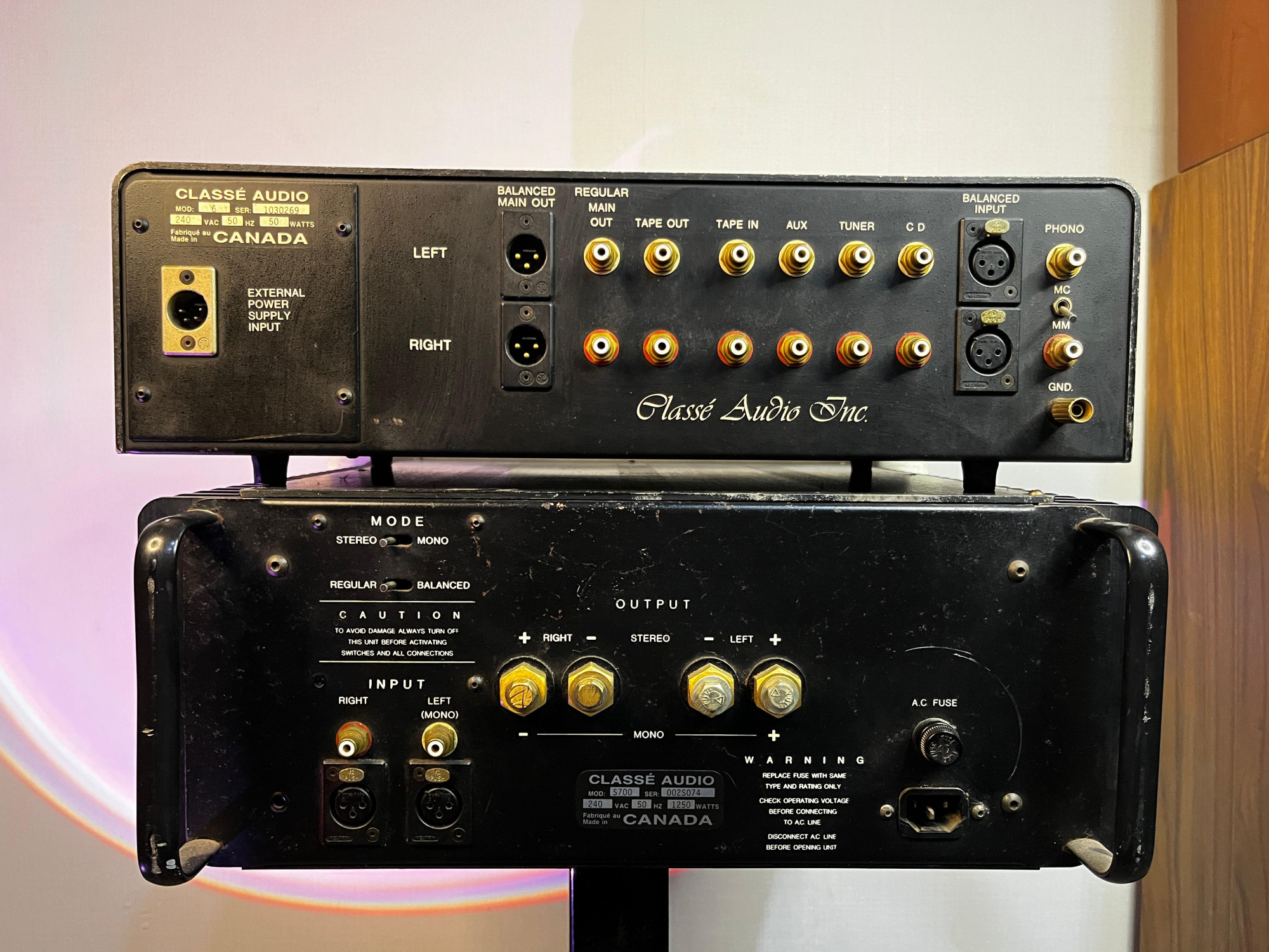 Classe audio S700 pre power