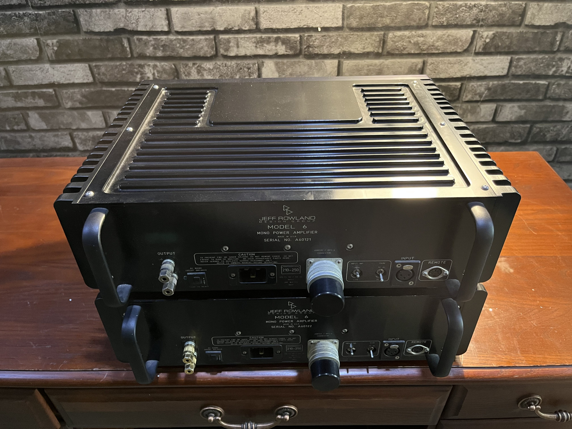 Jeff Rowland Model 6 Monoblock Power Amplifier