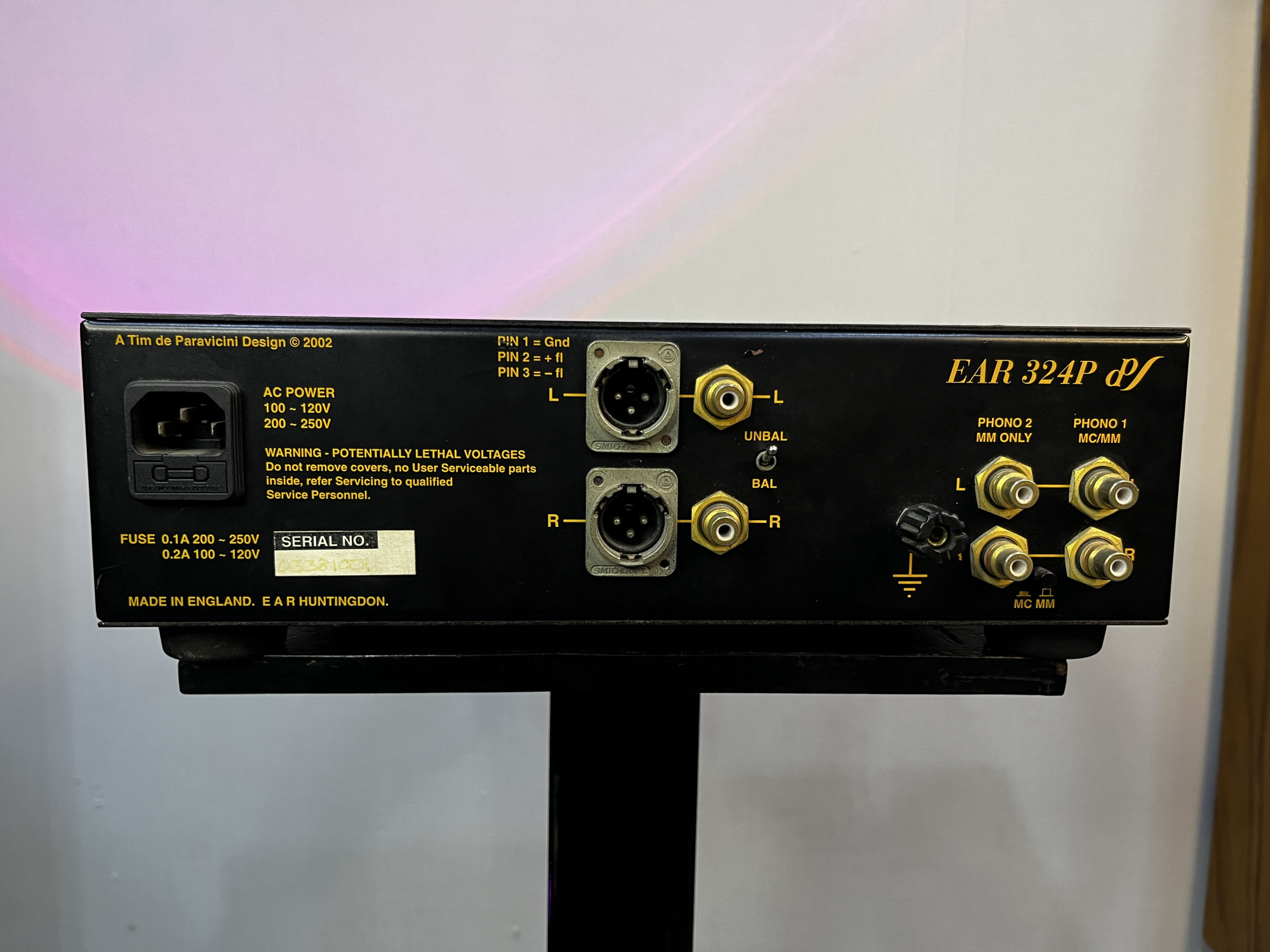 Ear 324 phono pre-amplifier