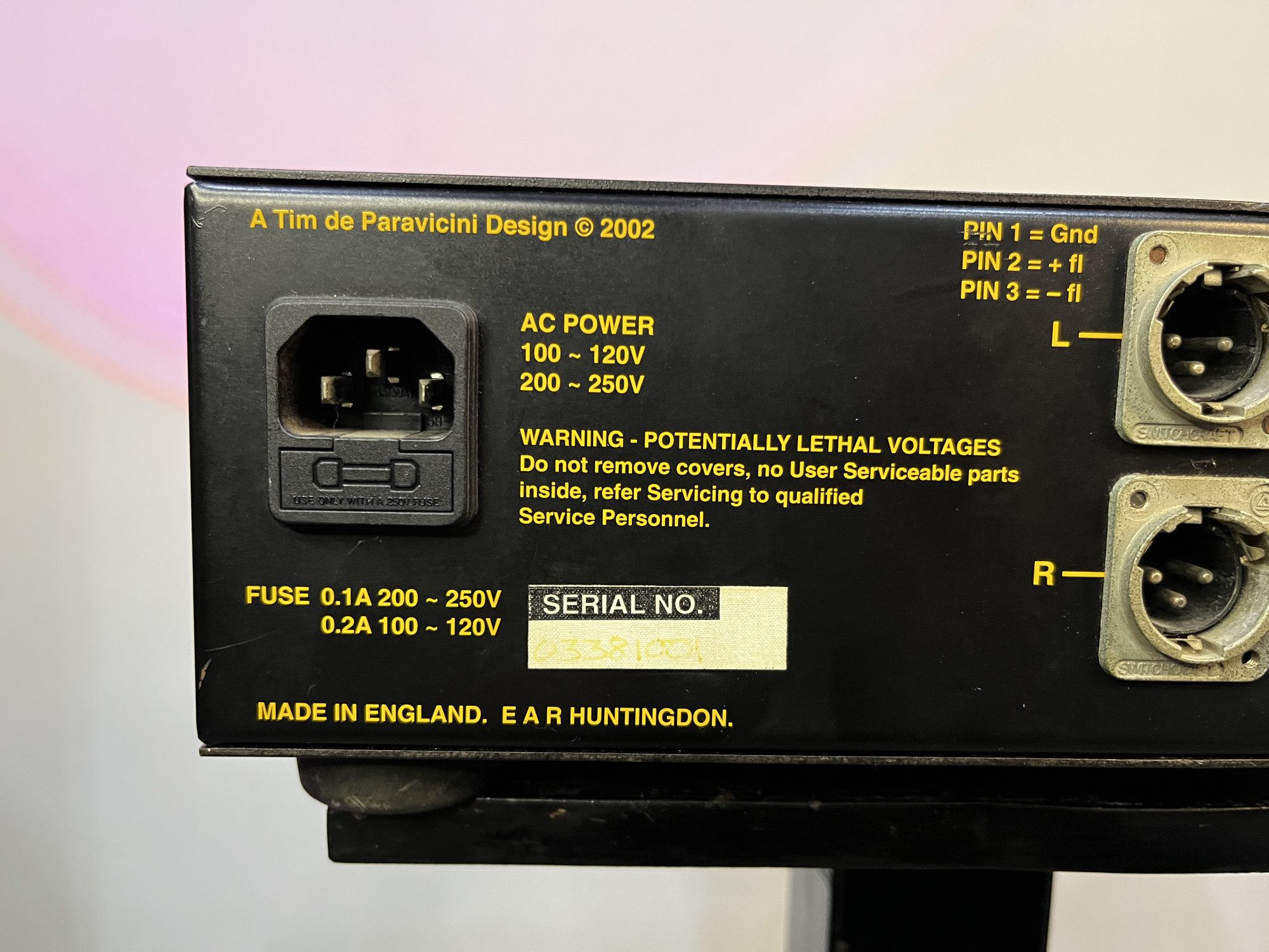 Ear 324 phono pre-amplifier