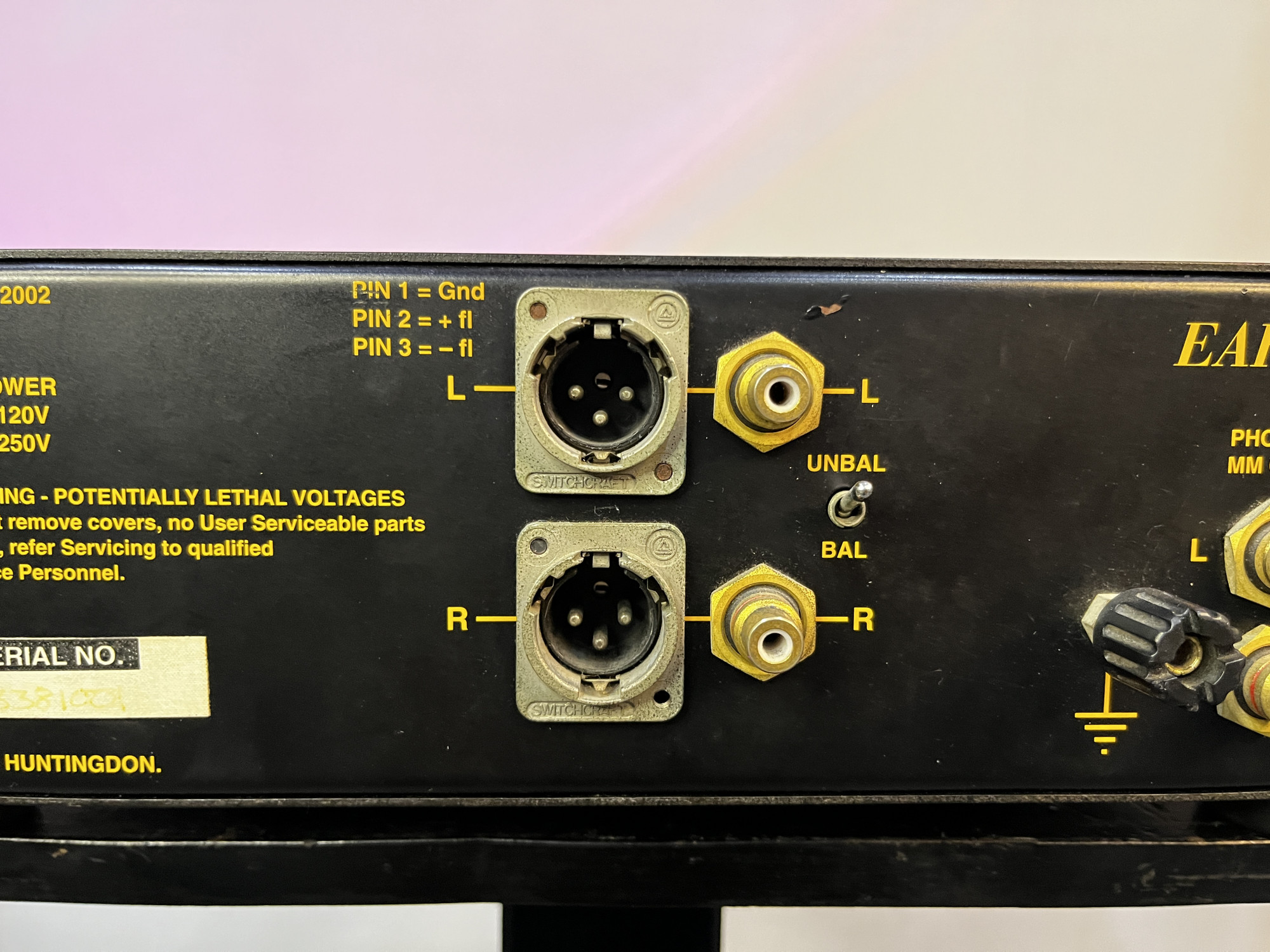 Ear 324 phono pre-amplifier