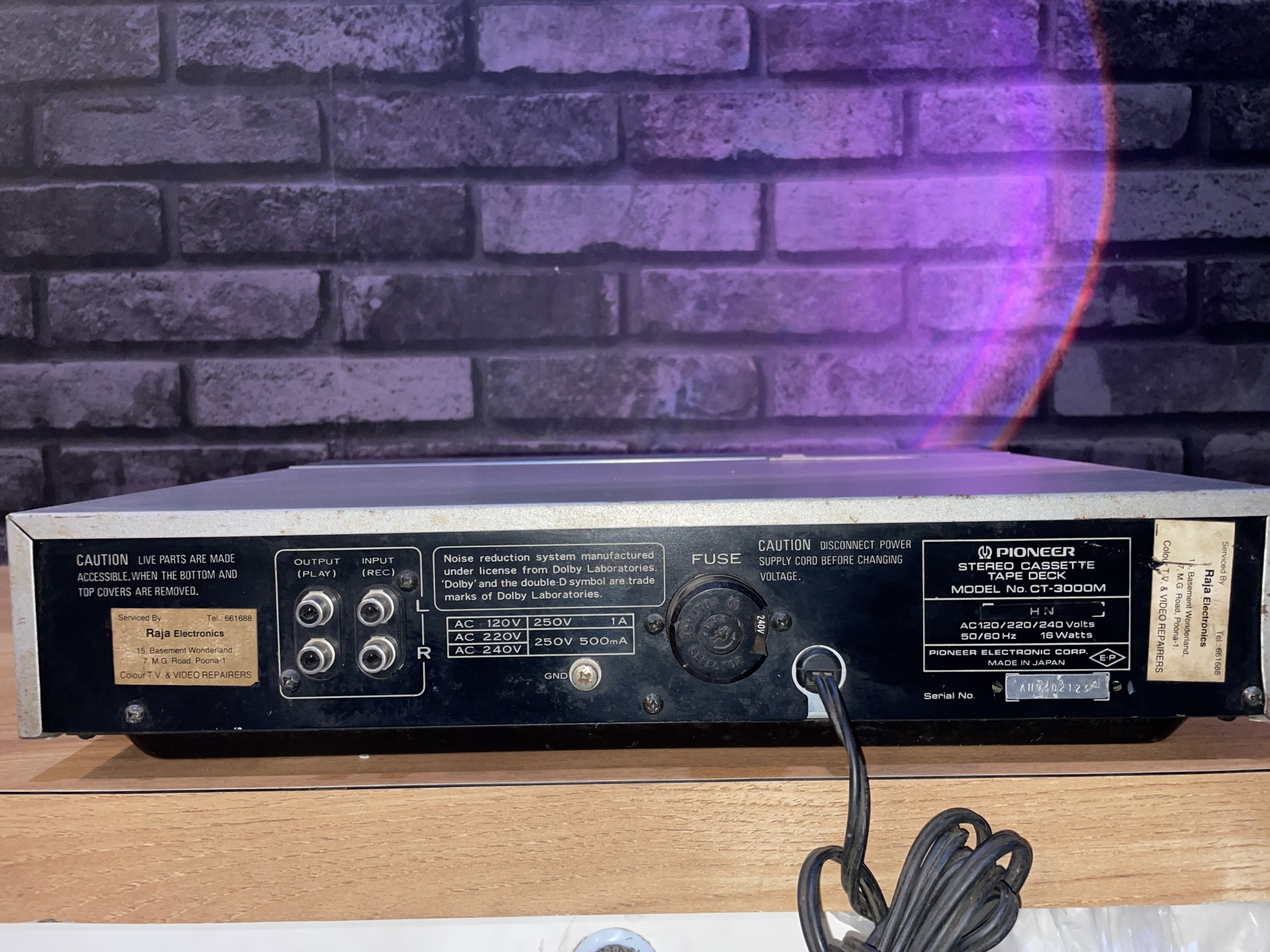 Pioneer CT3000M