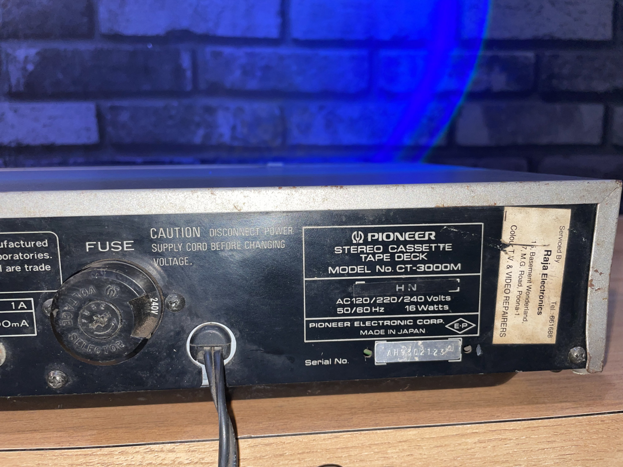 Pioneer CT3000M