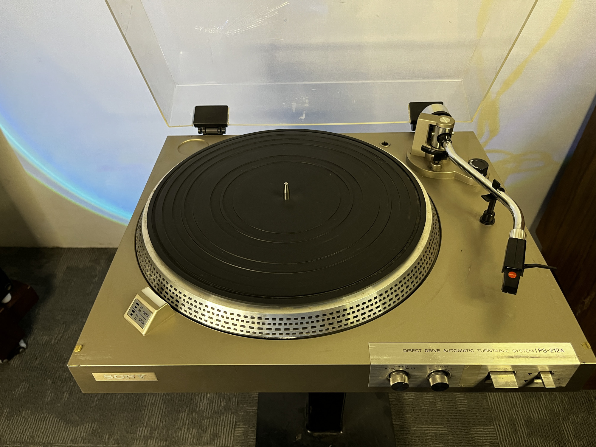 Sony PS 212A direct drive automatic turntable system