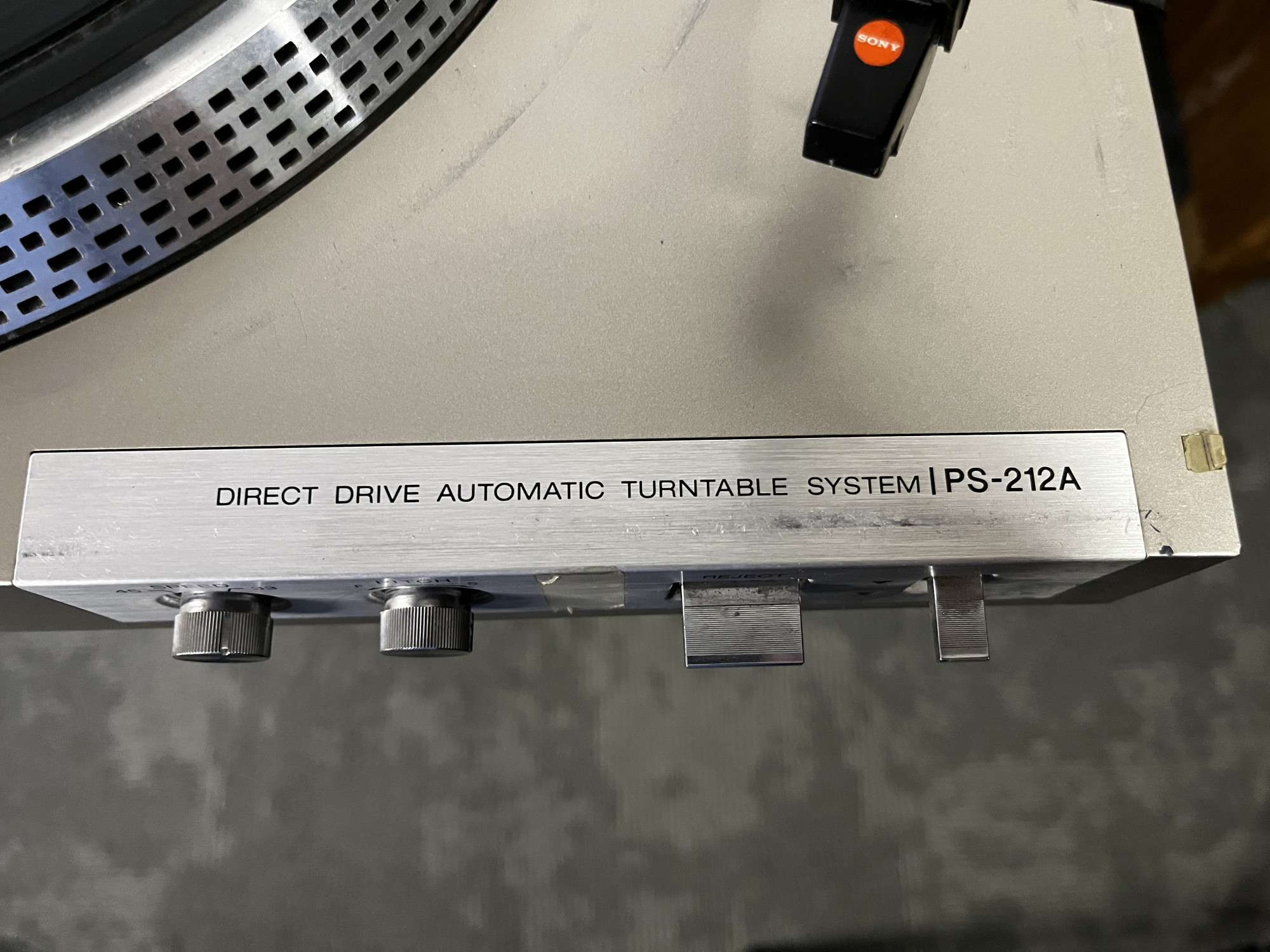 Sony PS 212A direct drive automatic turntable system