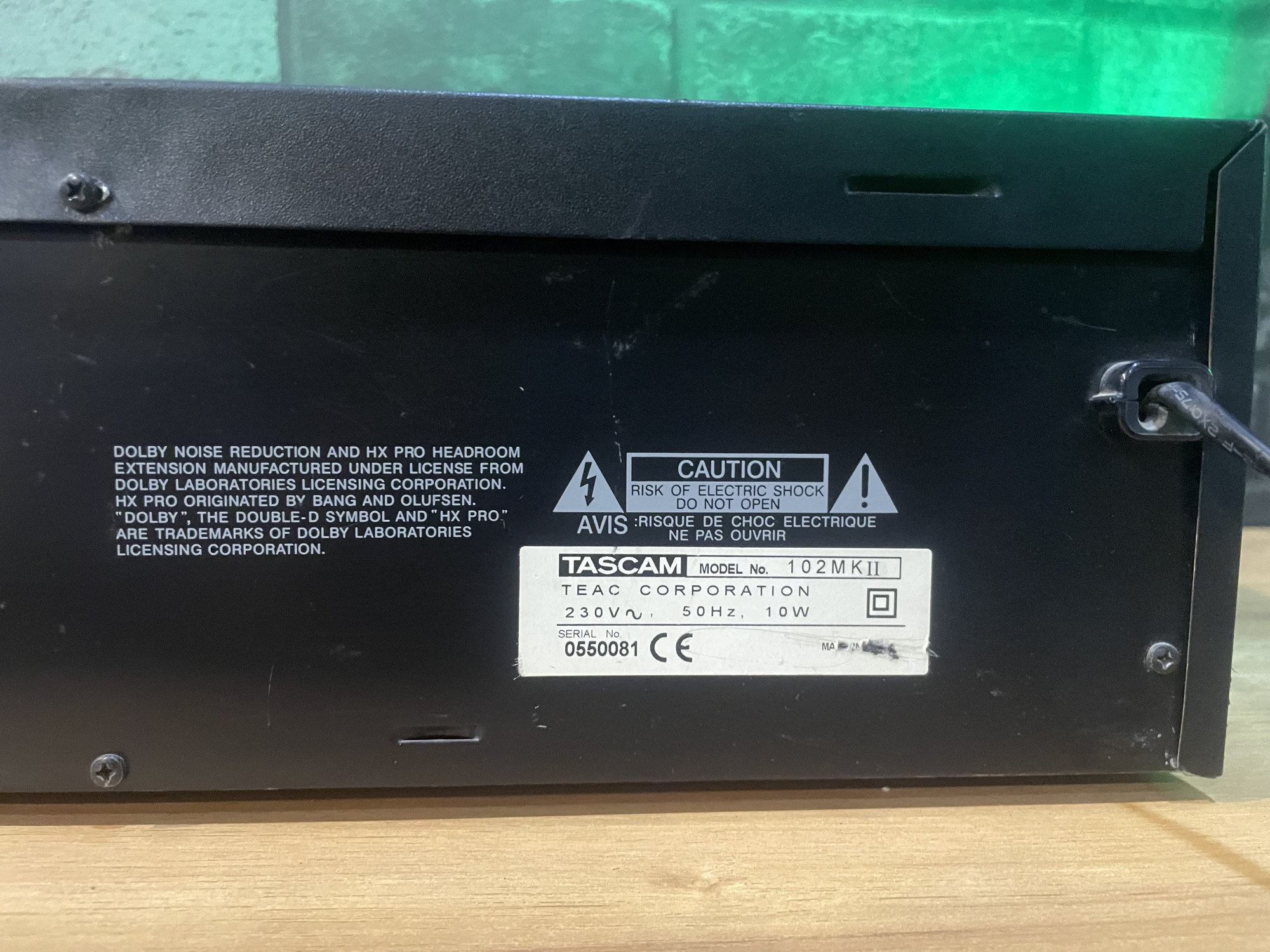 Tascam 102MKII
