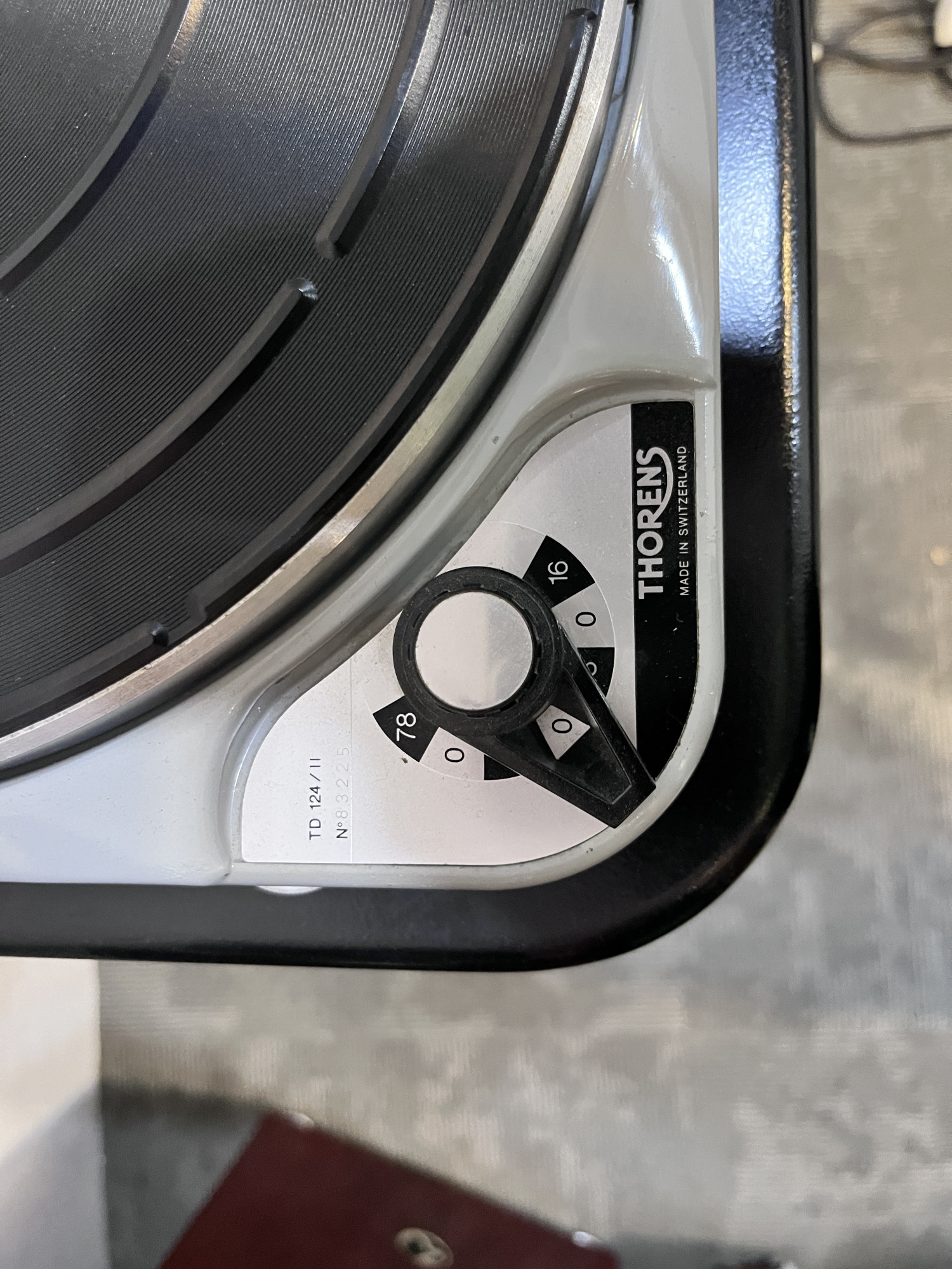 Thorens TD124 MKII turntable