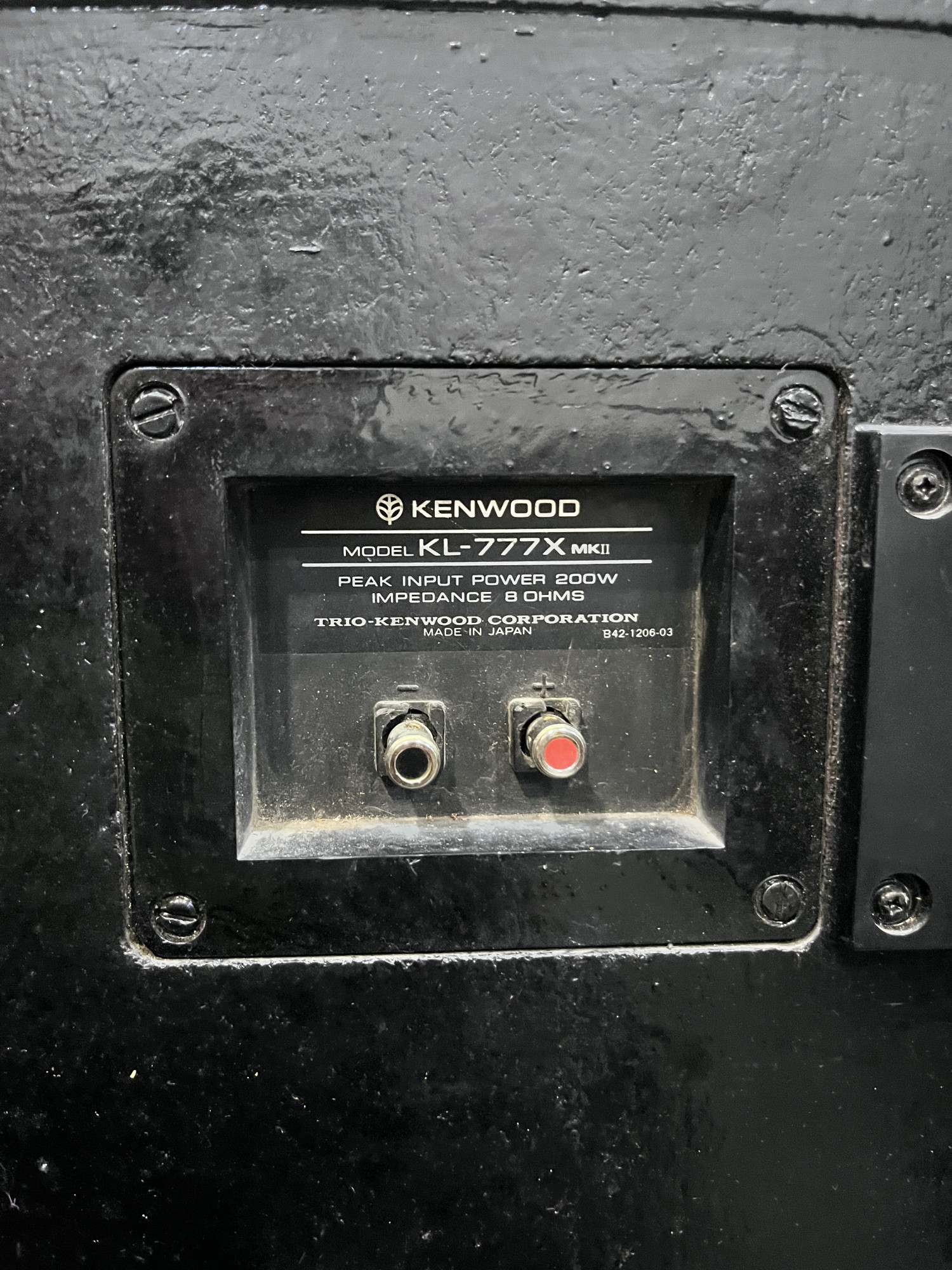 Kenwood KL-777X MK II Speaker