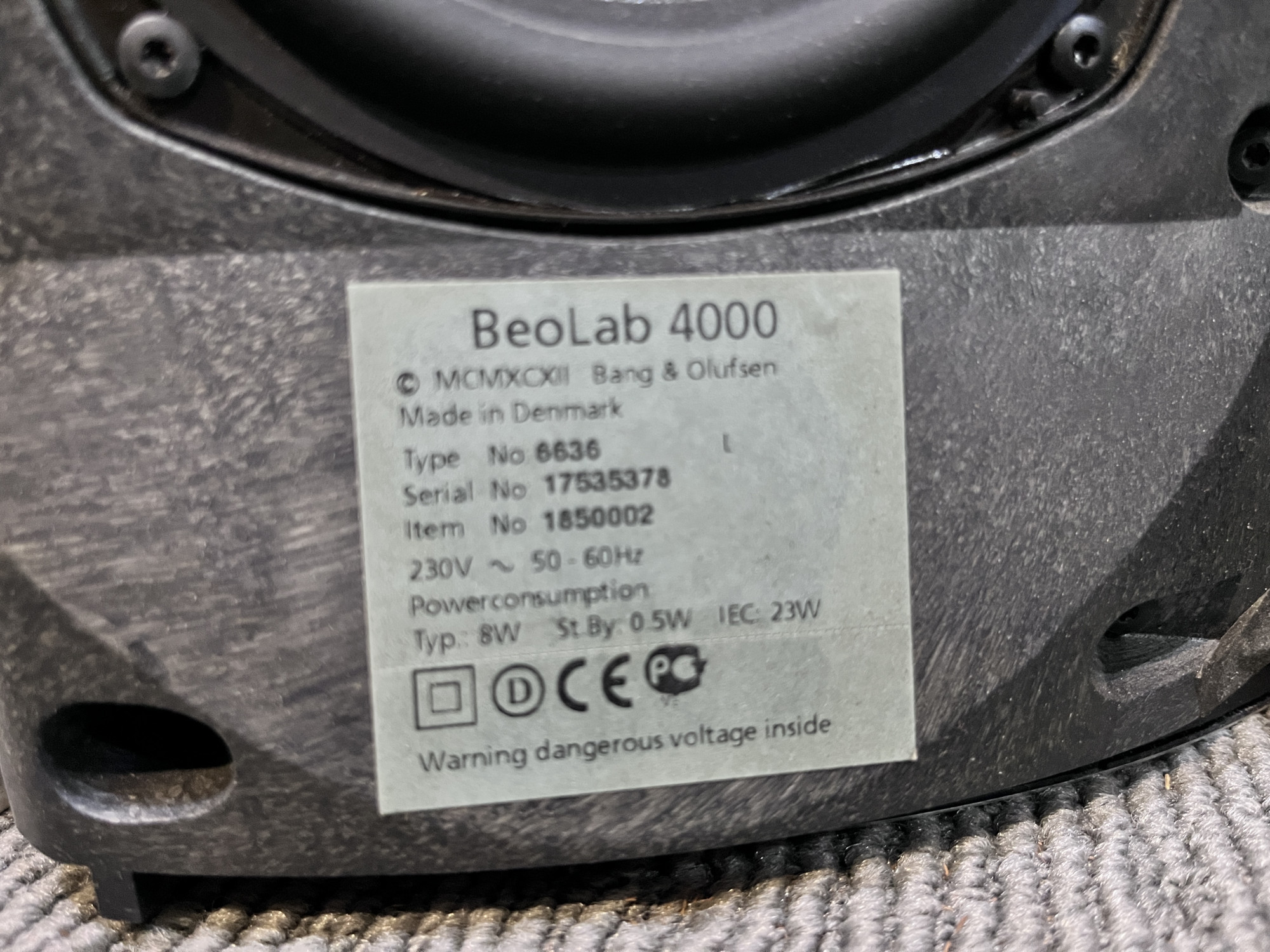 Bang Olufsen BeoLab 4000