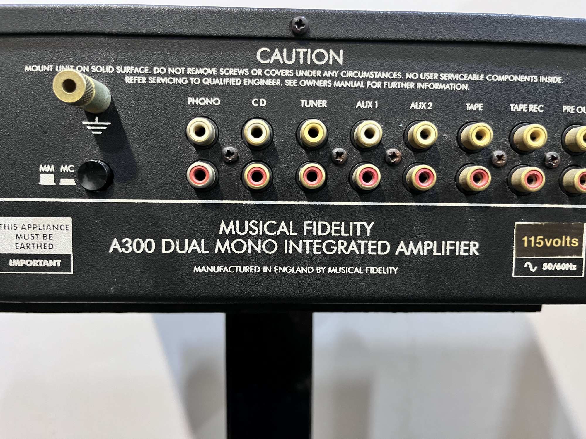 Musical Fidelity A300 mono integrated amplifier