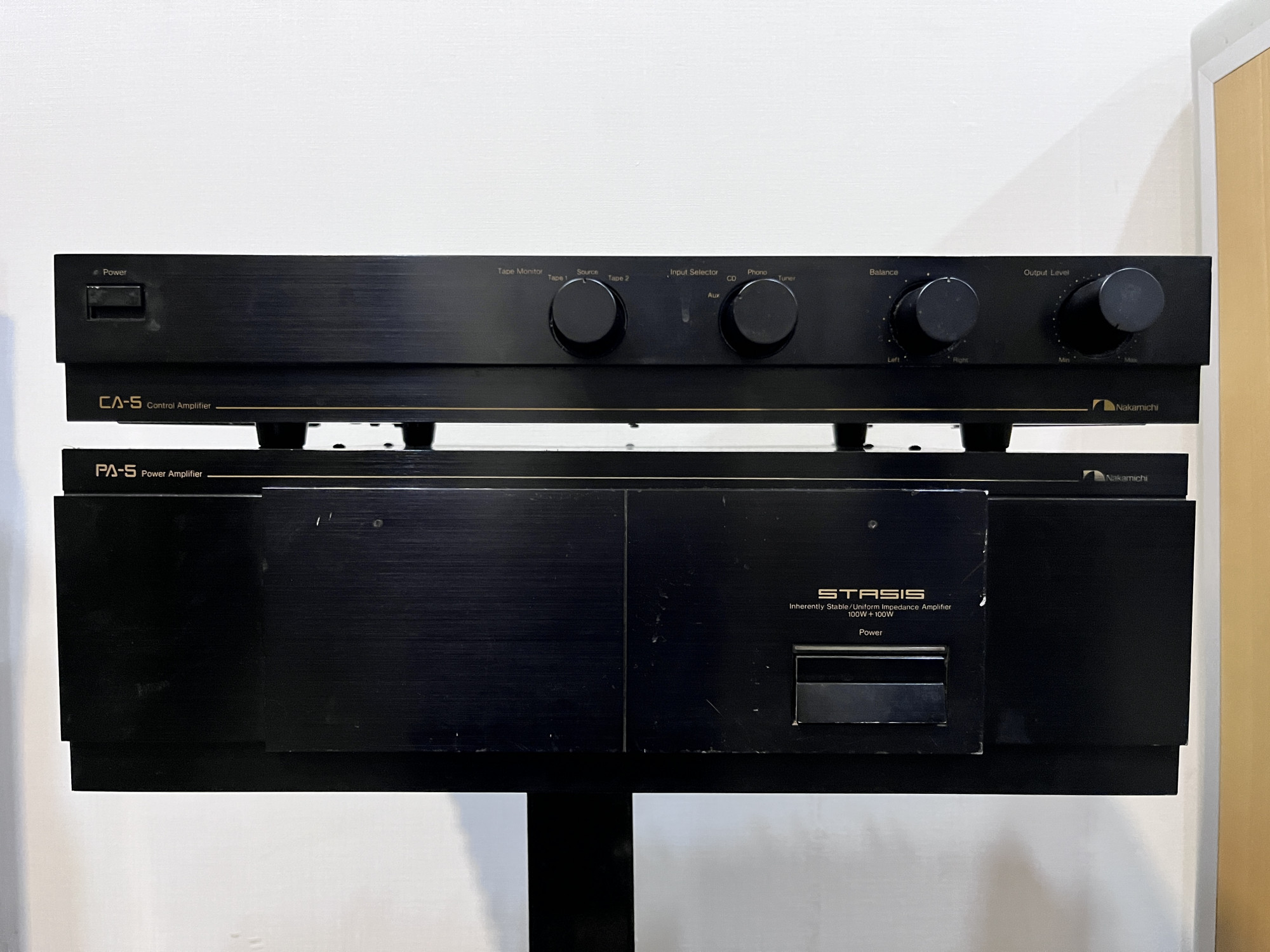 Nakamichi CA-5 Control amplifier PA-5 Power amplifier