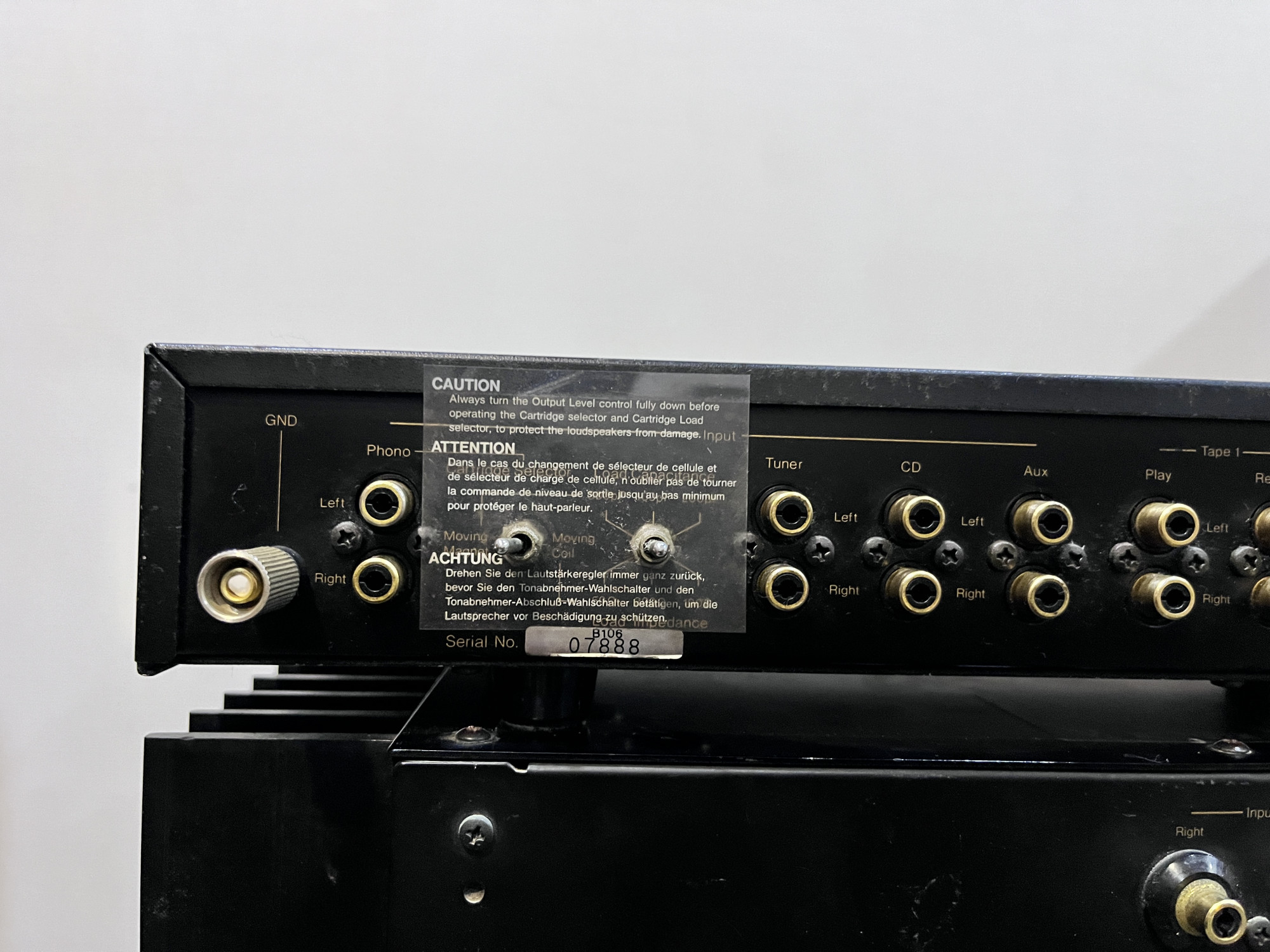 Nakamichi CA-5 Control amplifier PA-5 Power amplifier