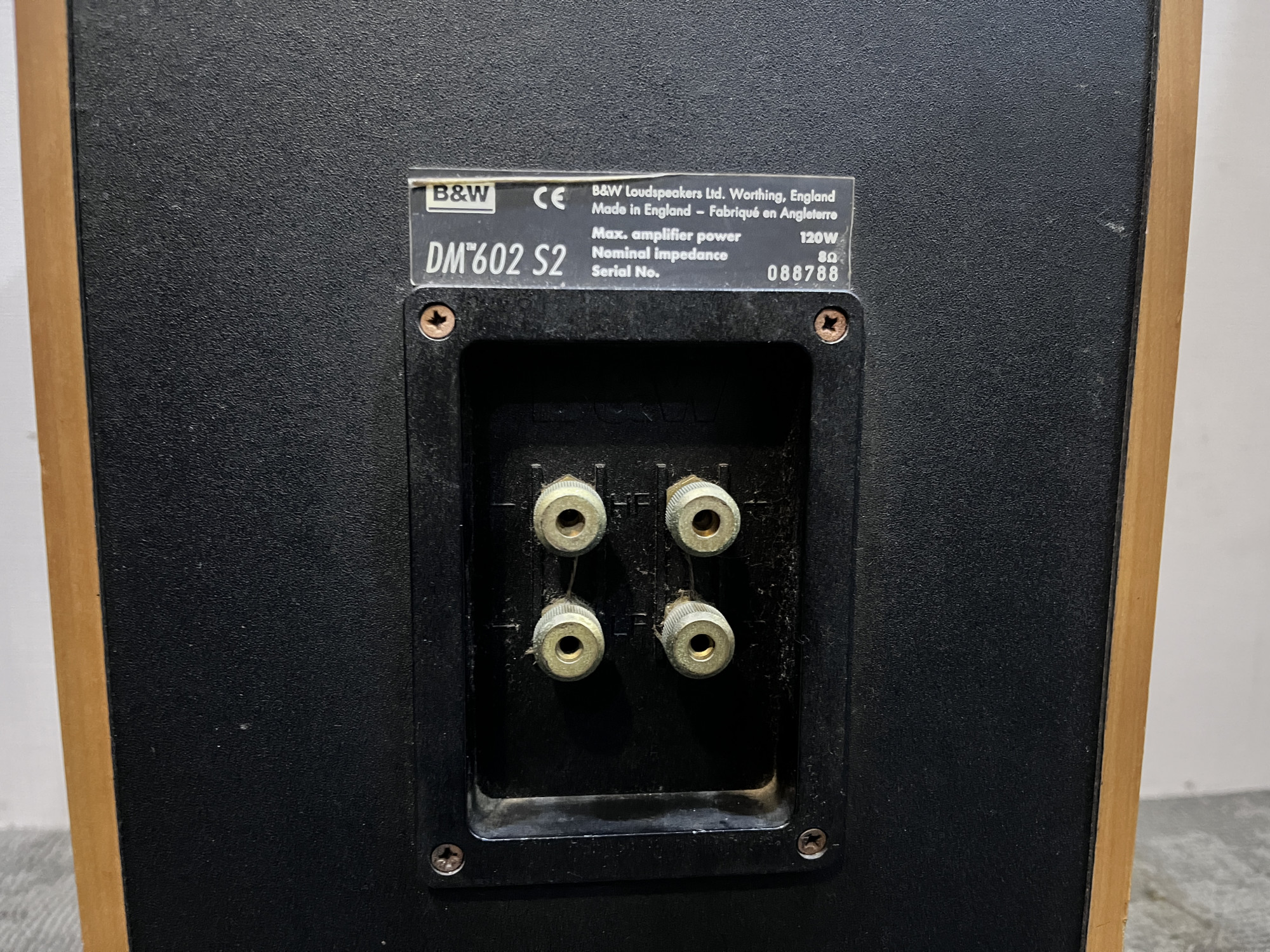 BW DM602 S2 speakers