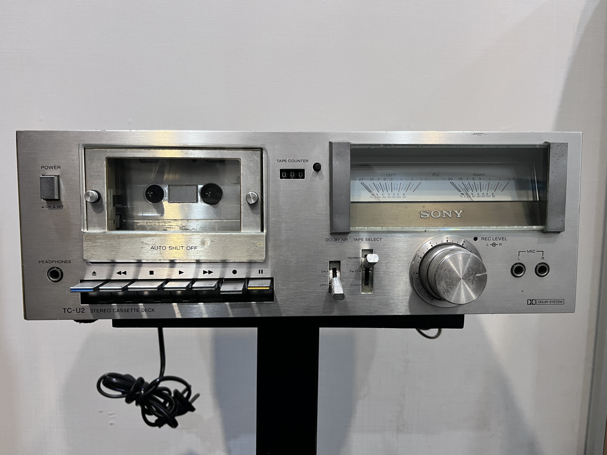 Sony stereo cassette deck TC-U2