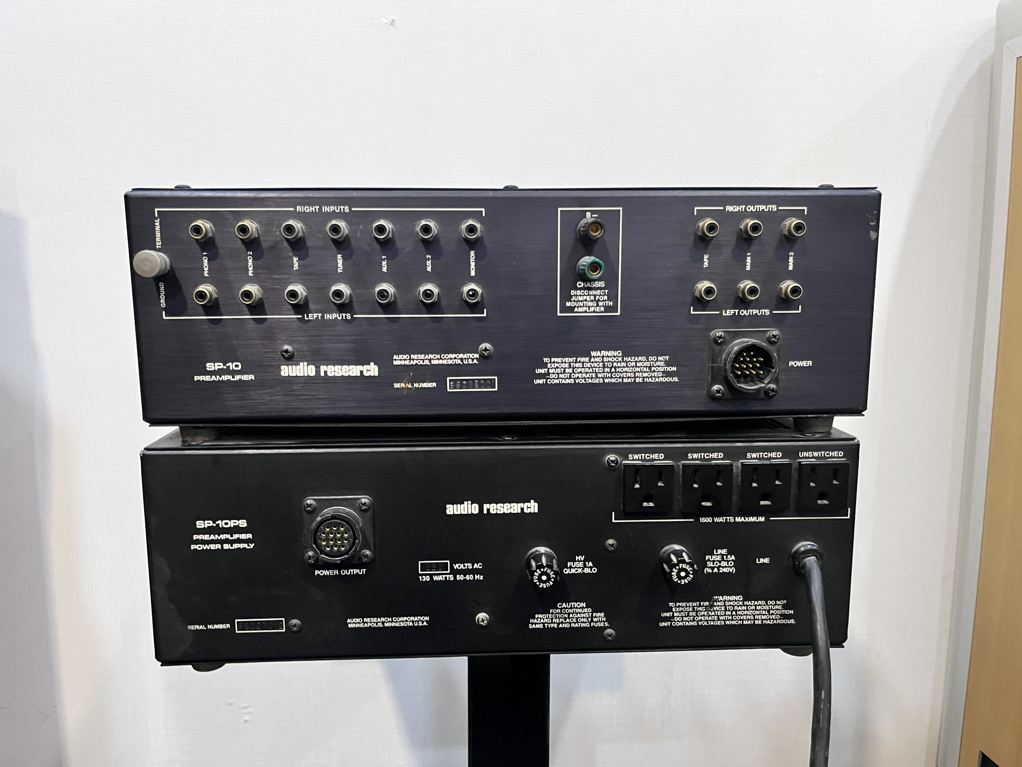 Audio research SP-10 pre amplifier SP-10S pre amplifier Power supply