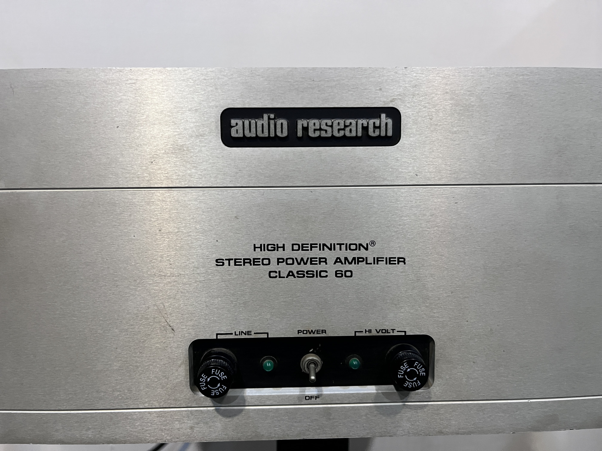Audio research high definition stereo power amplifier classic 60