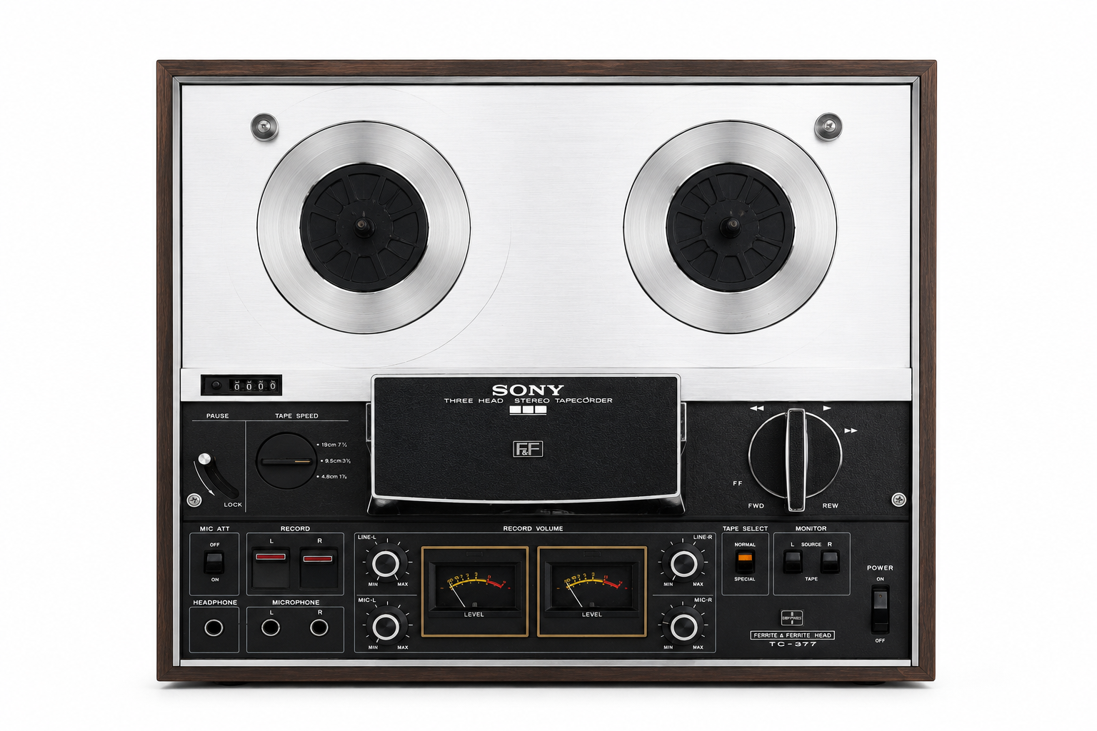 Sony TC-377 Three Head Stereo Reel-to-Reel Tape Recorder