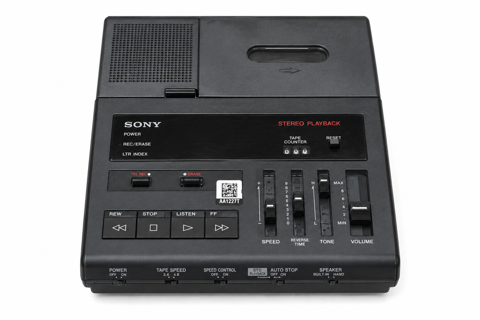 Sony BM-87DST Professional Cassette Dictator Transcriber