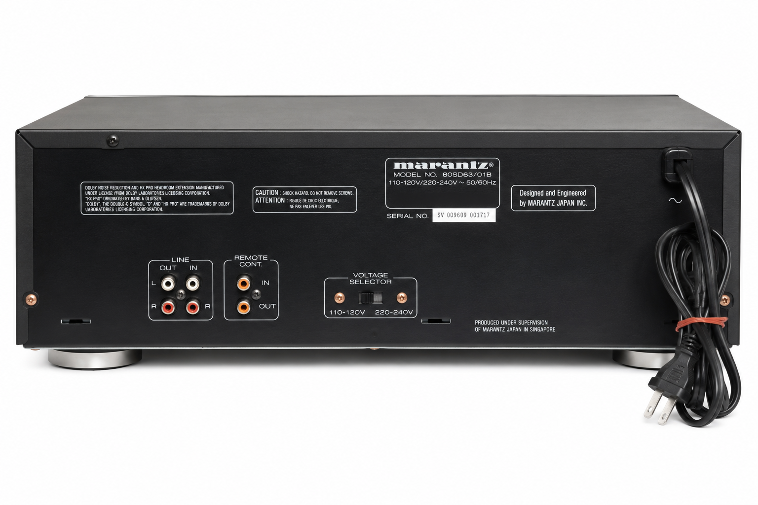 Marantz SD-63 Stereo Cassette Deck