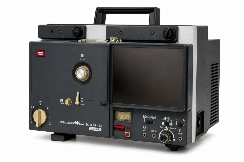 Image of ELMO SOUND HiVision SC-18M 2-Track Super 8 Sound Film Projector