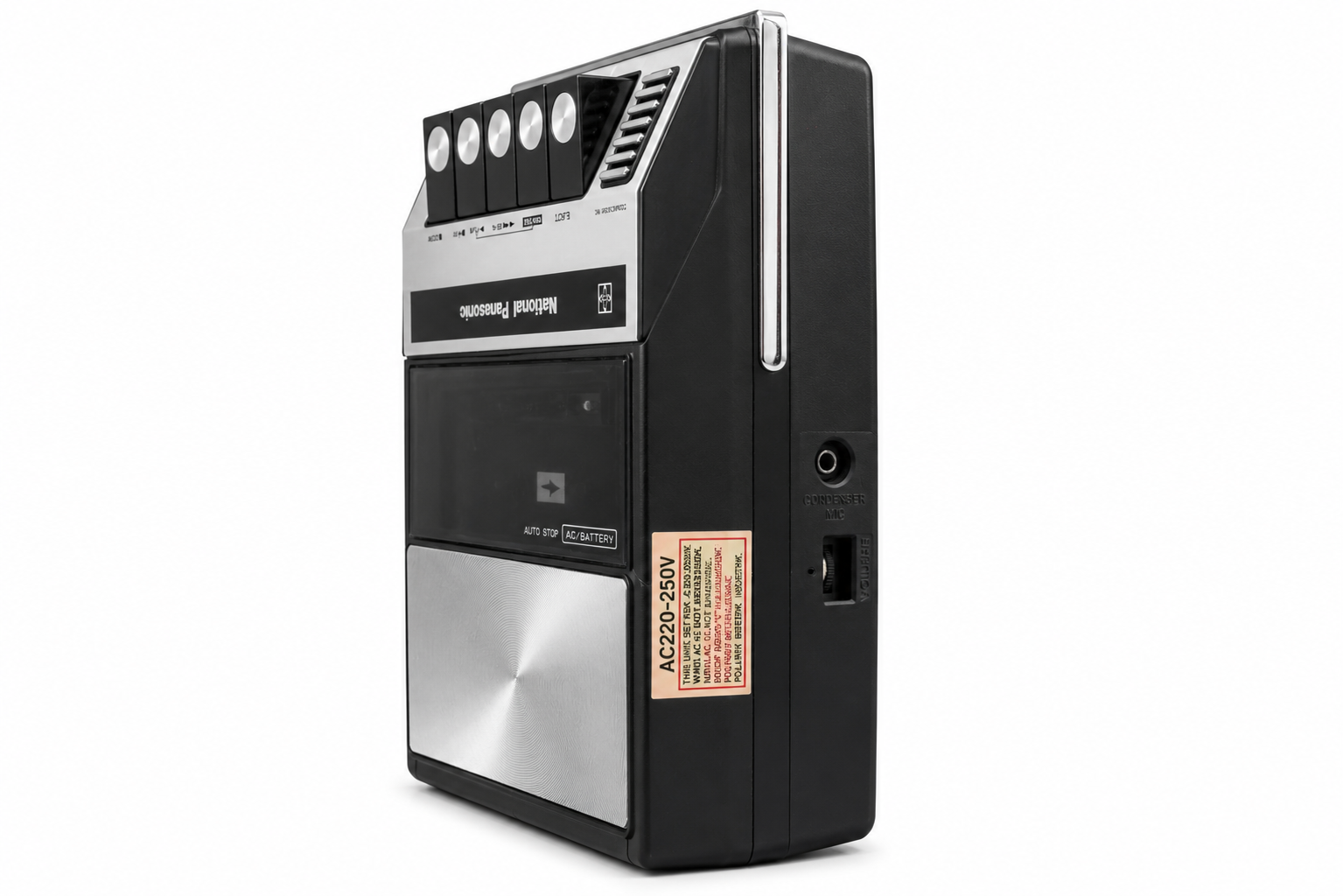 National Panasonic RQ-321S Portable Cassette Recorder