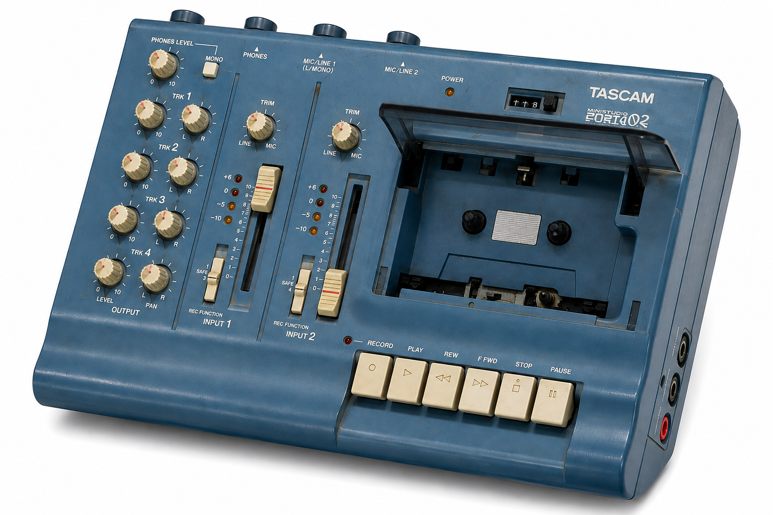 TASCAM Porta 02 mkII Ministudio 4-Track Cassette Recorder