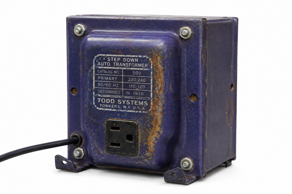 Image of Todd Systems 500VA Stepdown Auto-Transformer 230V to 115V