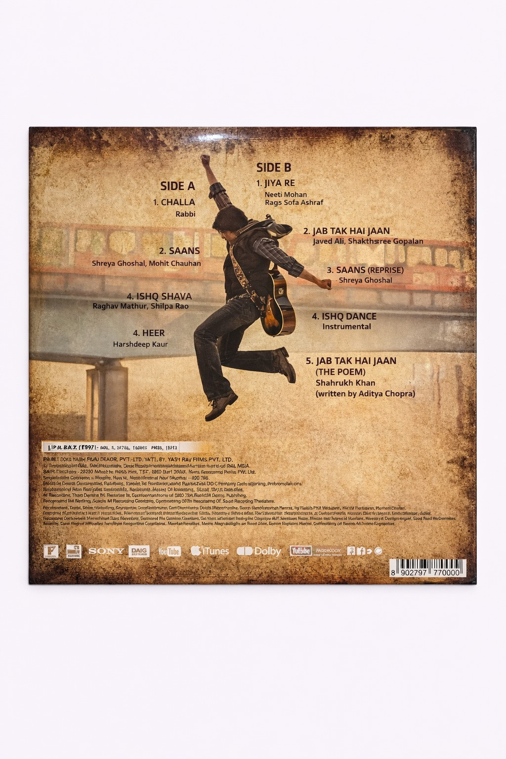 Jab tak hai jaan LP