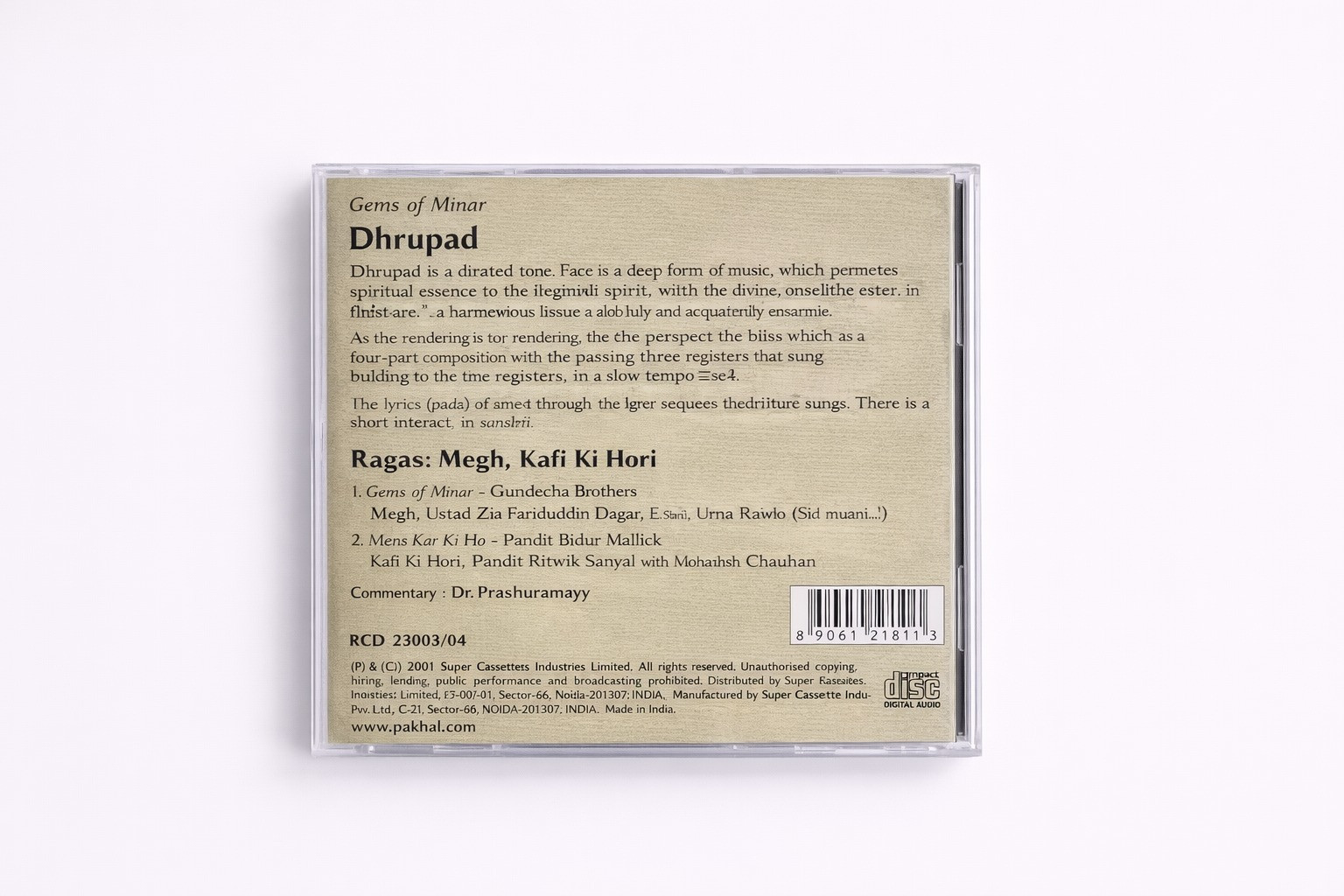 Royal Collection  Dhrupad