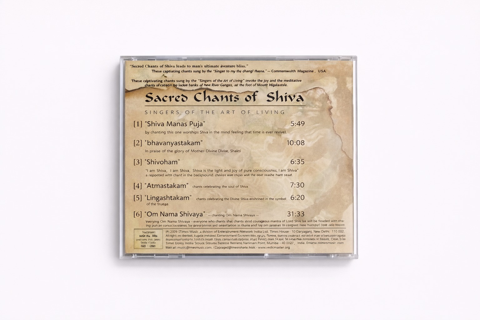 Sacred Chants of Shiva From the Banks of the Ganges