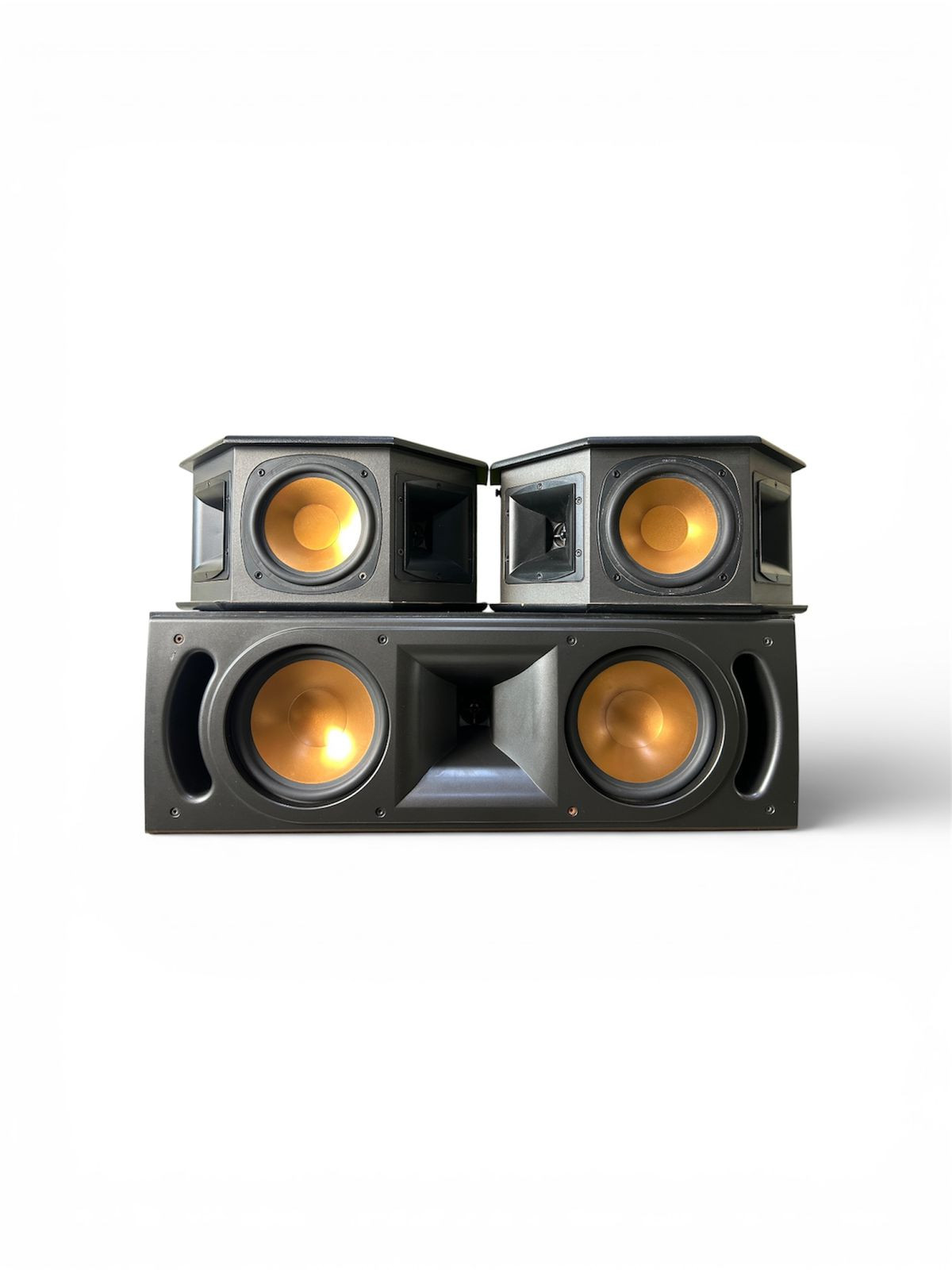 Klipsch-style horn-loaded speakers