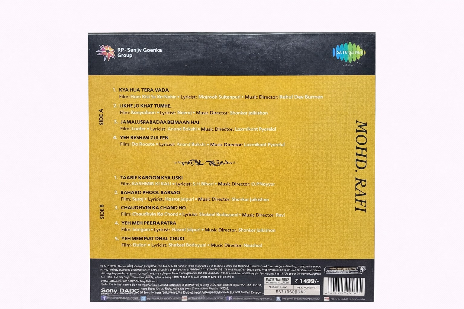 The Legendary Mohd Rafi