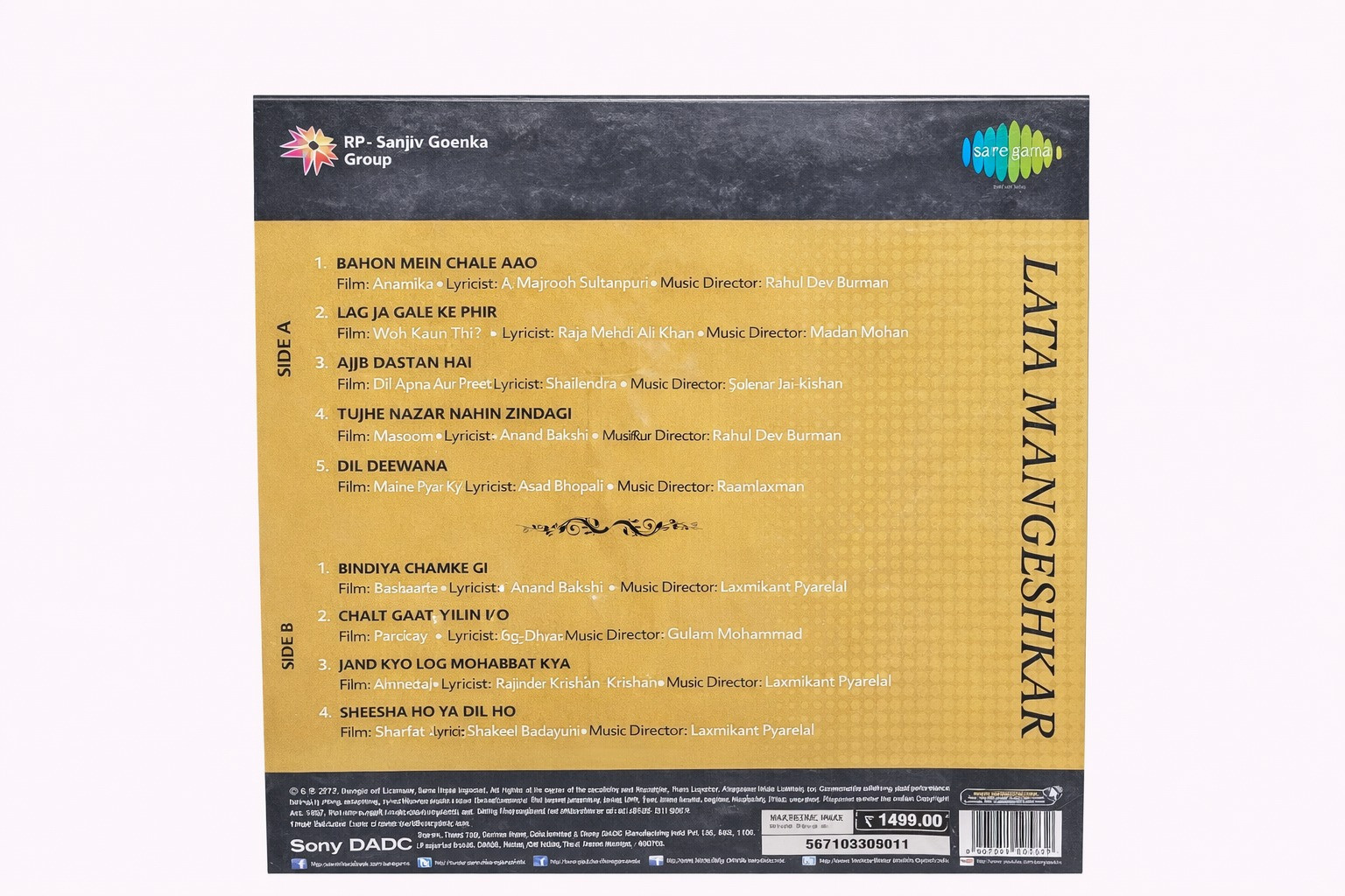 The Legendary Lata Mangeshkar