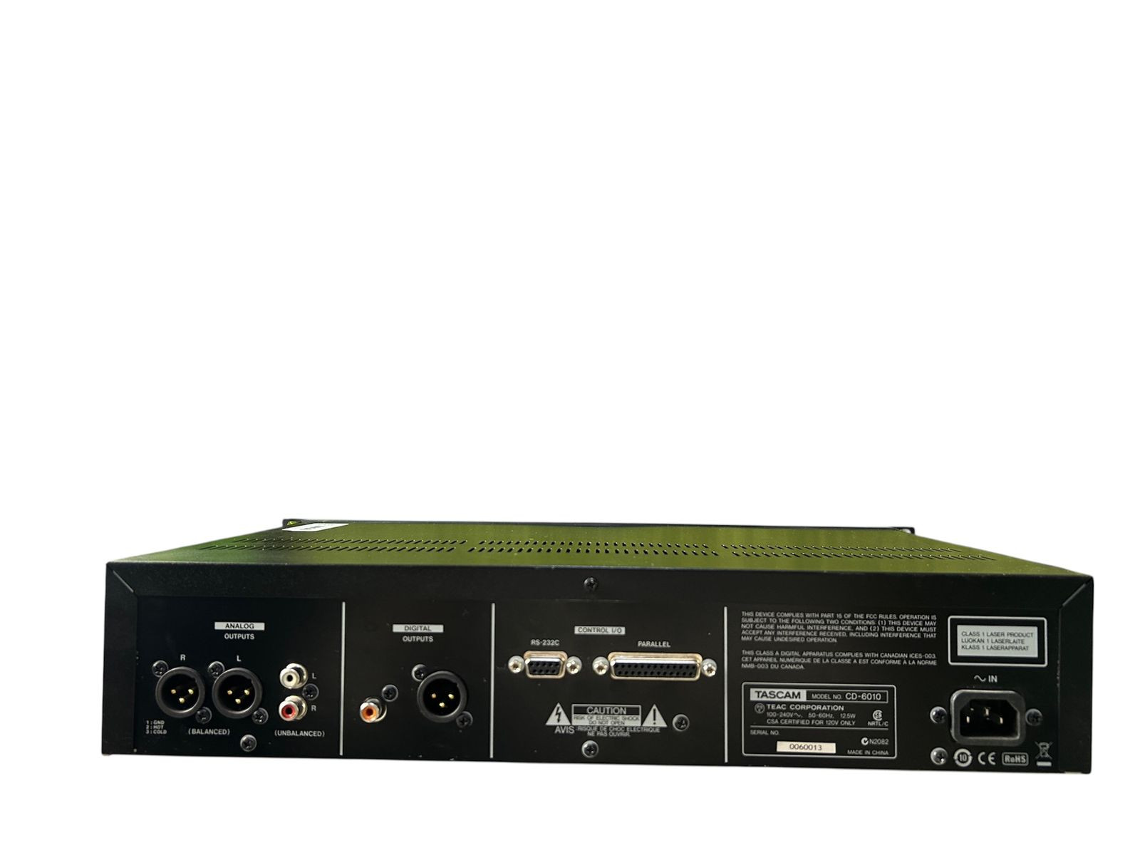 TASCAM CD-6010 Professional CD Player