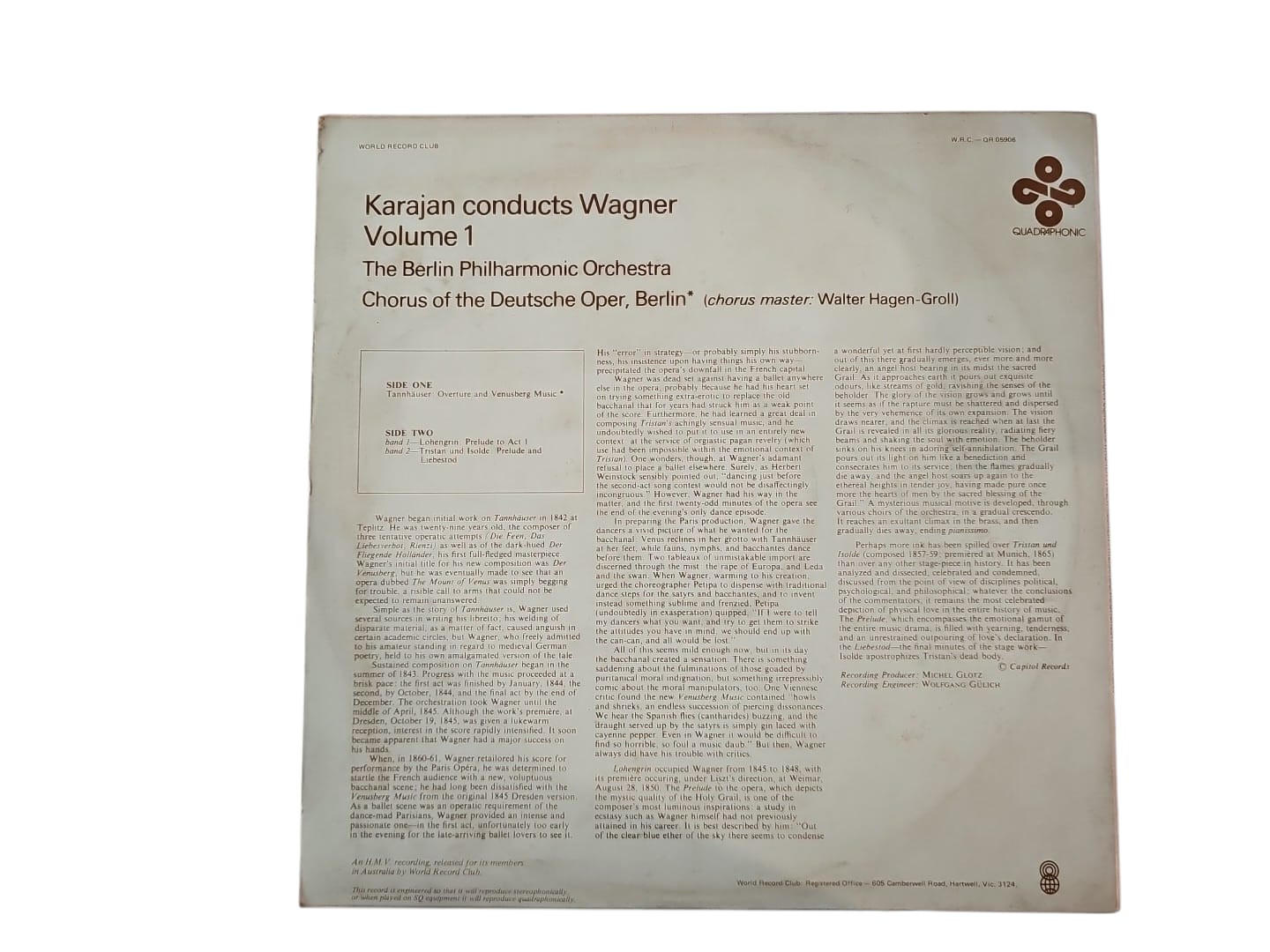 Karajan Conducts Wagner  Volume 1