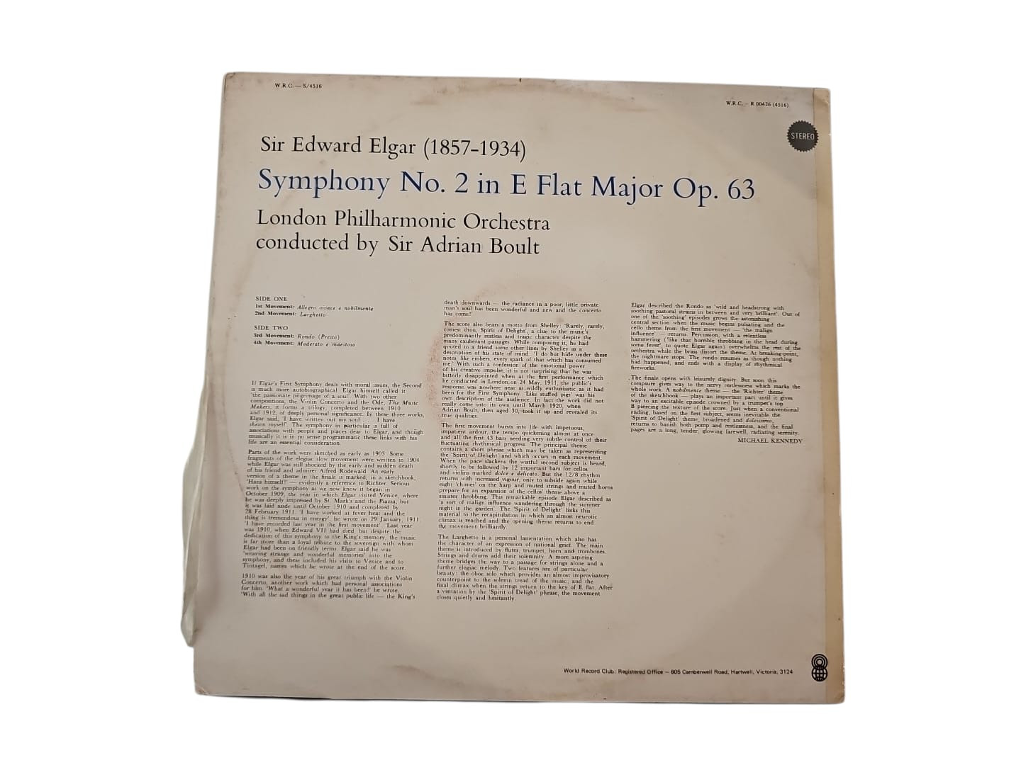 Edward Elgars Symphony No 2 in E-flat Major