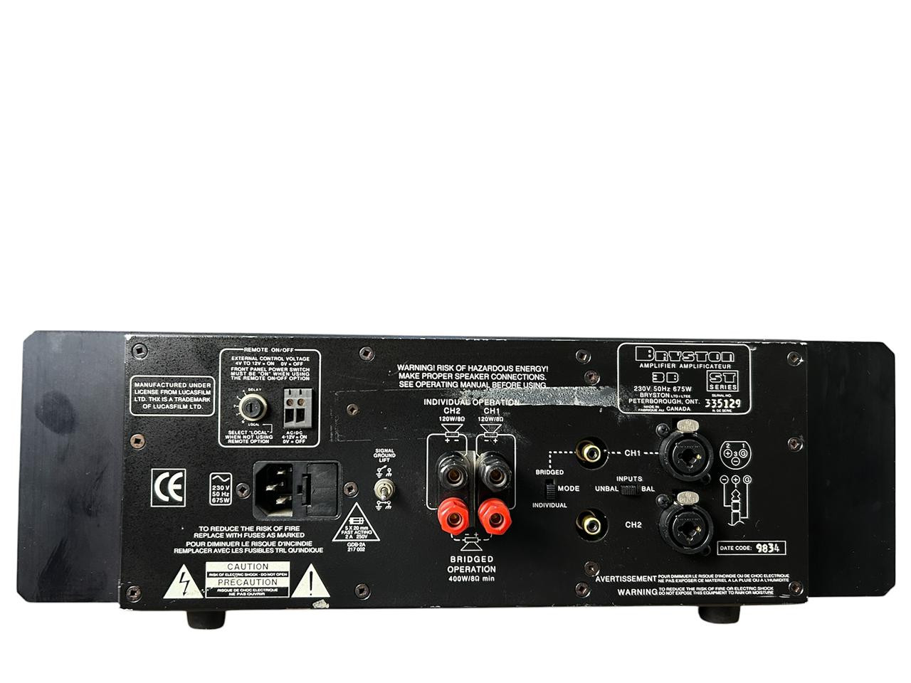Bryston 4B THX Stereo Power Amplifier