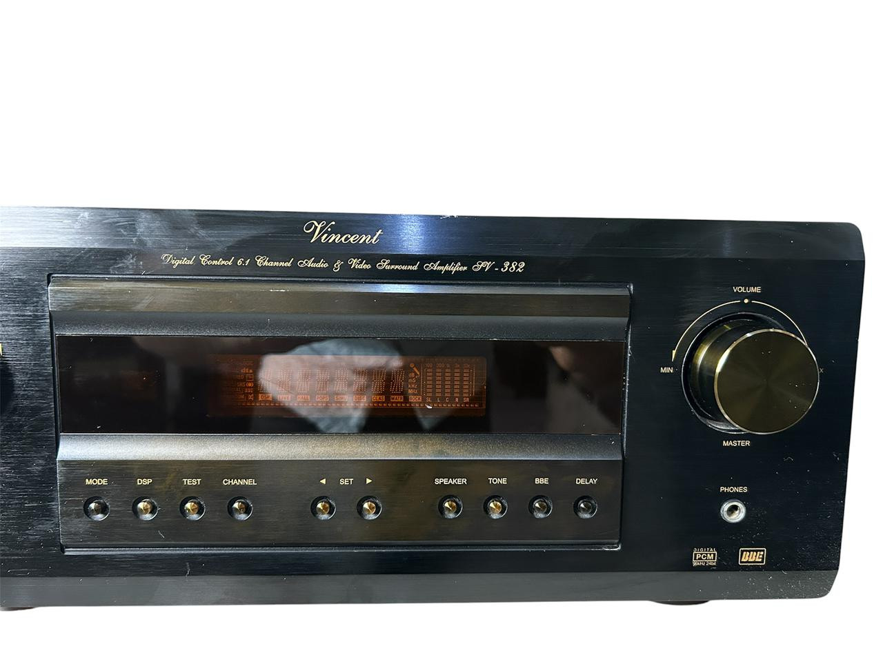 Vincent SV-382 Digital Control 61 Channel Audio Video Surround Amplifier