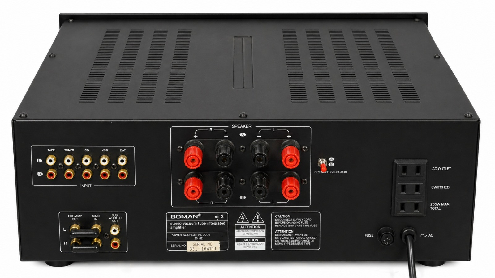 Boman XJ-3 Stereo Vacuum Tube Integrated Amplifier