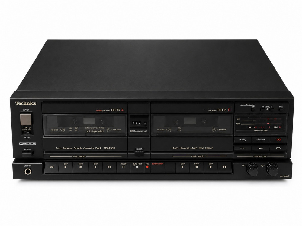 Image of Technics RS-T55R Auto Reverse Double Cassette Deck