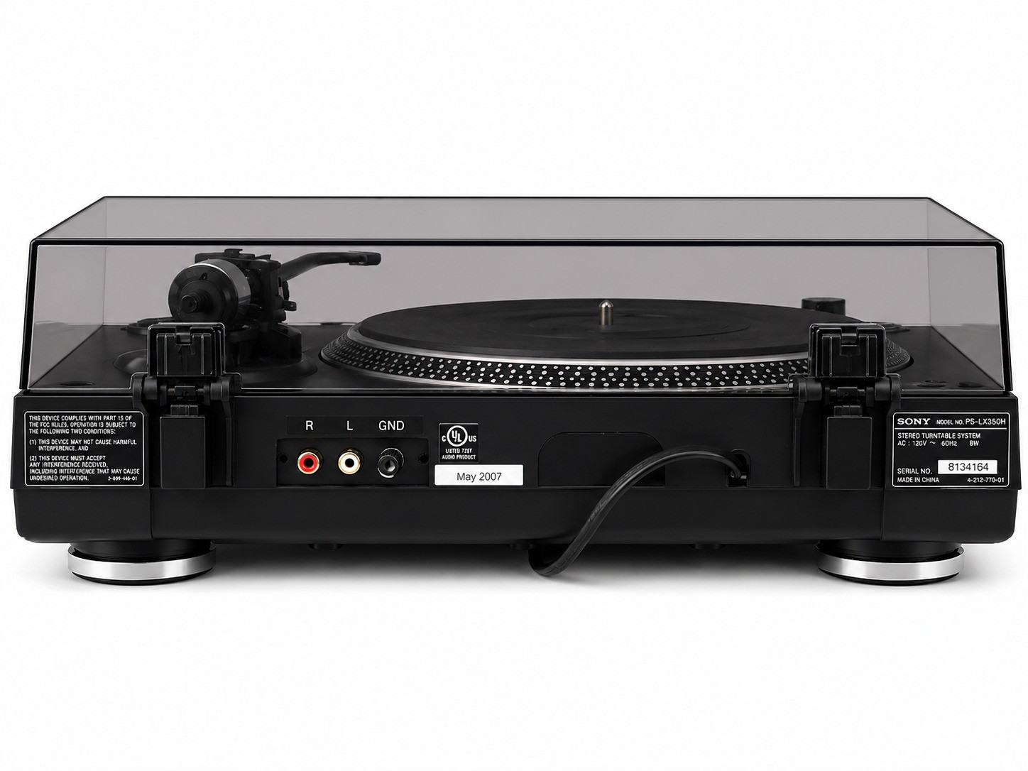 Sony PS-LX350H Belt Drive Stereo Turntable System