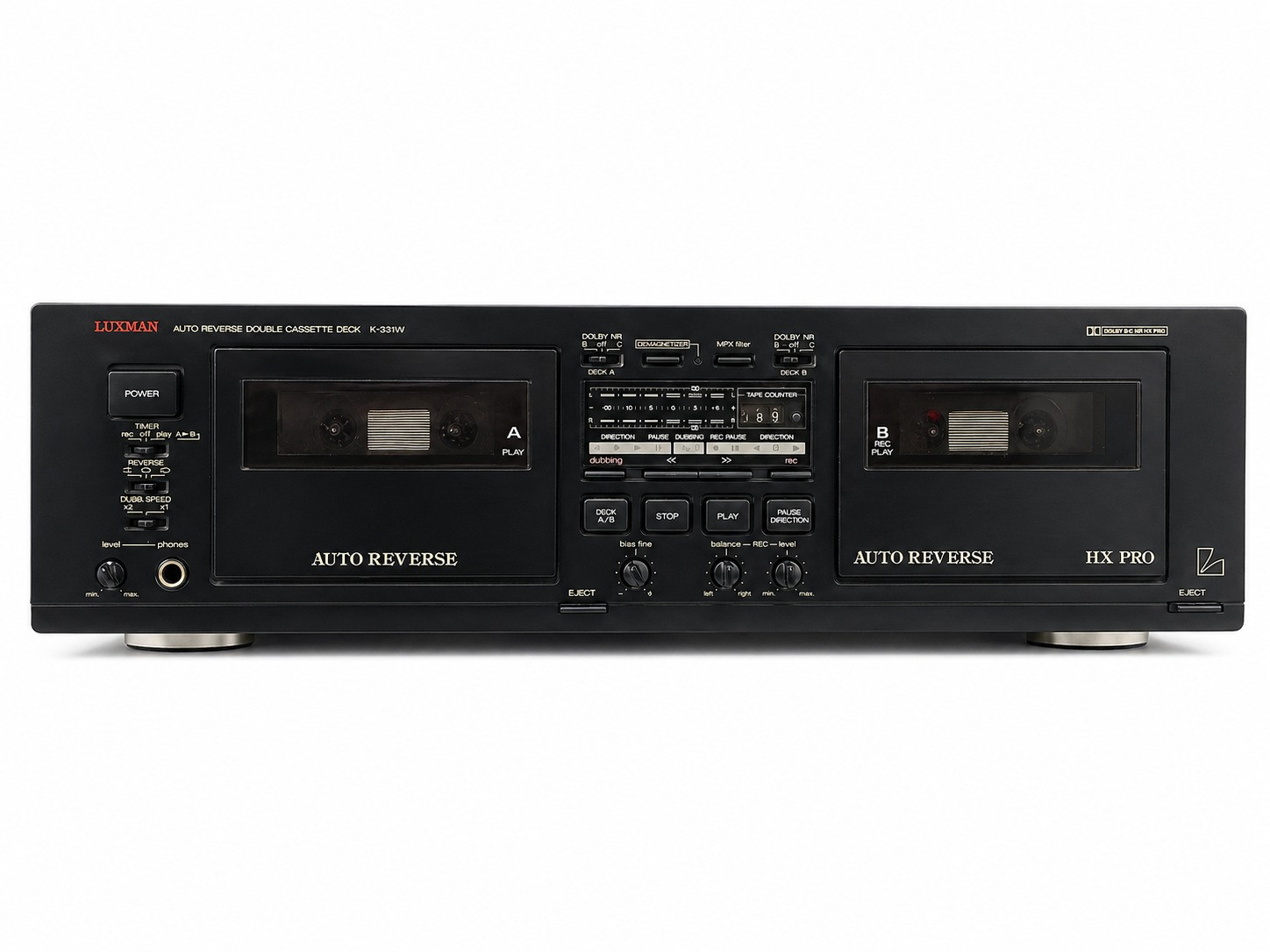 Luxman K-331W Auto Reverse Double Cassette Deck