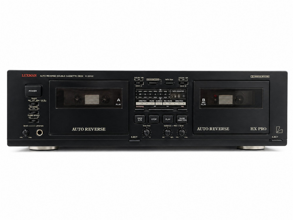 Image of Luxman K-331W Auto Reverse Double Cassette Deck