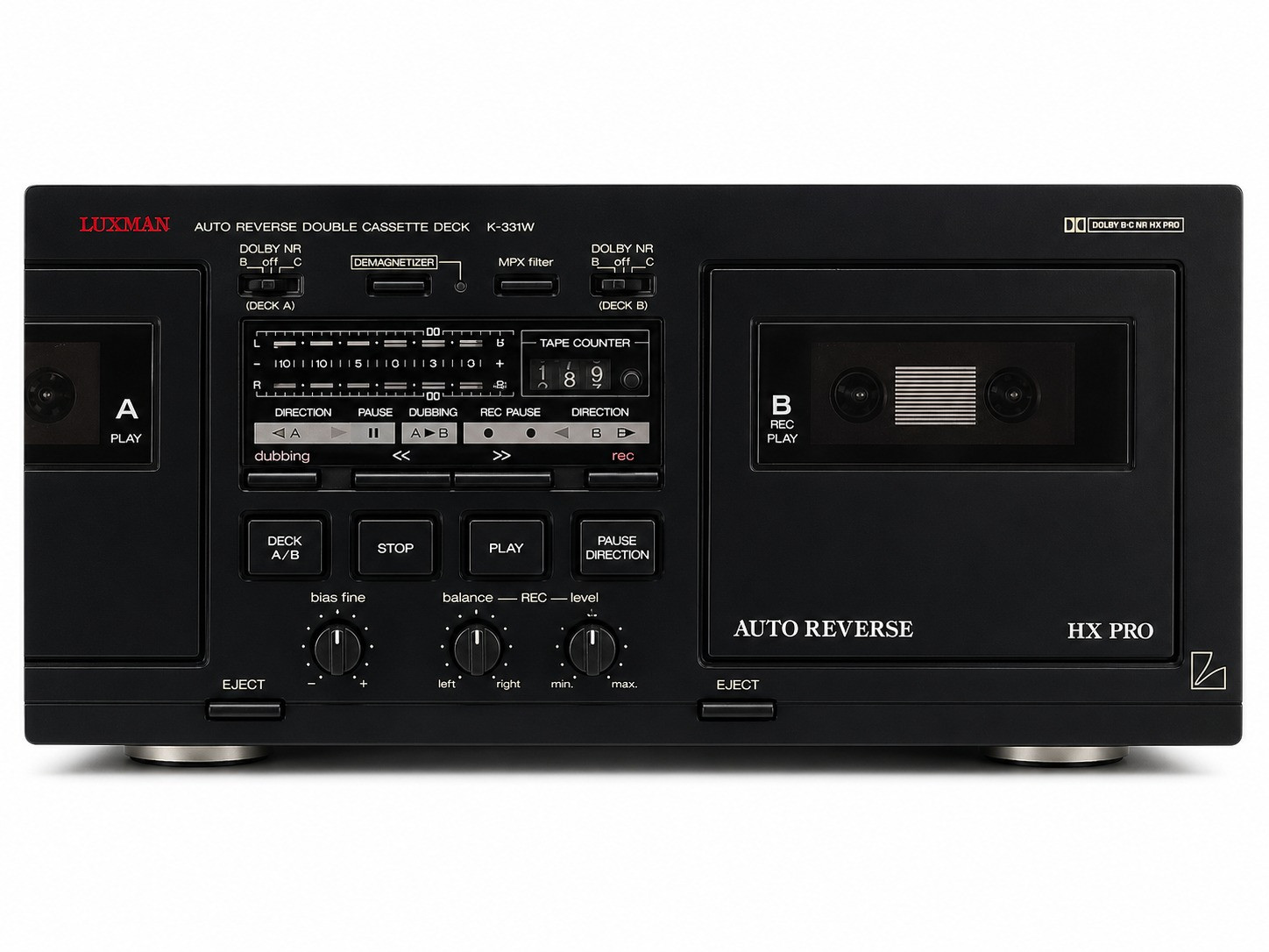 Luxman K-331W Auto Reverse Double Cassette Deck