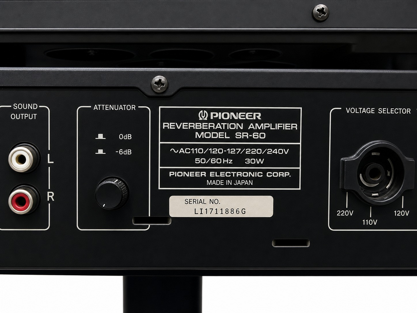 Pioneer SR-60 Vintage Reverberation Amplifier Pioneer CT-W620R Auto Reverse Dual Cassette Deck Pioneer PD-S502 Vintage Pulseflow CD Player