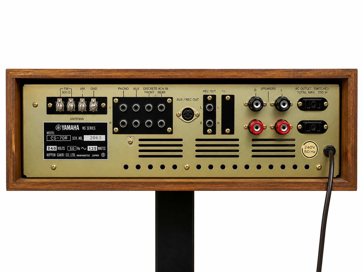 Yamaha natural sound system CS-70 receiver